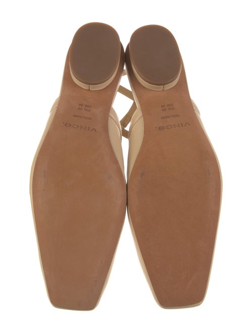 Vince Leather Slingback Flats