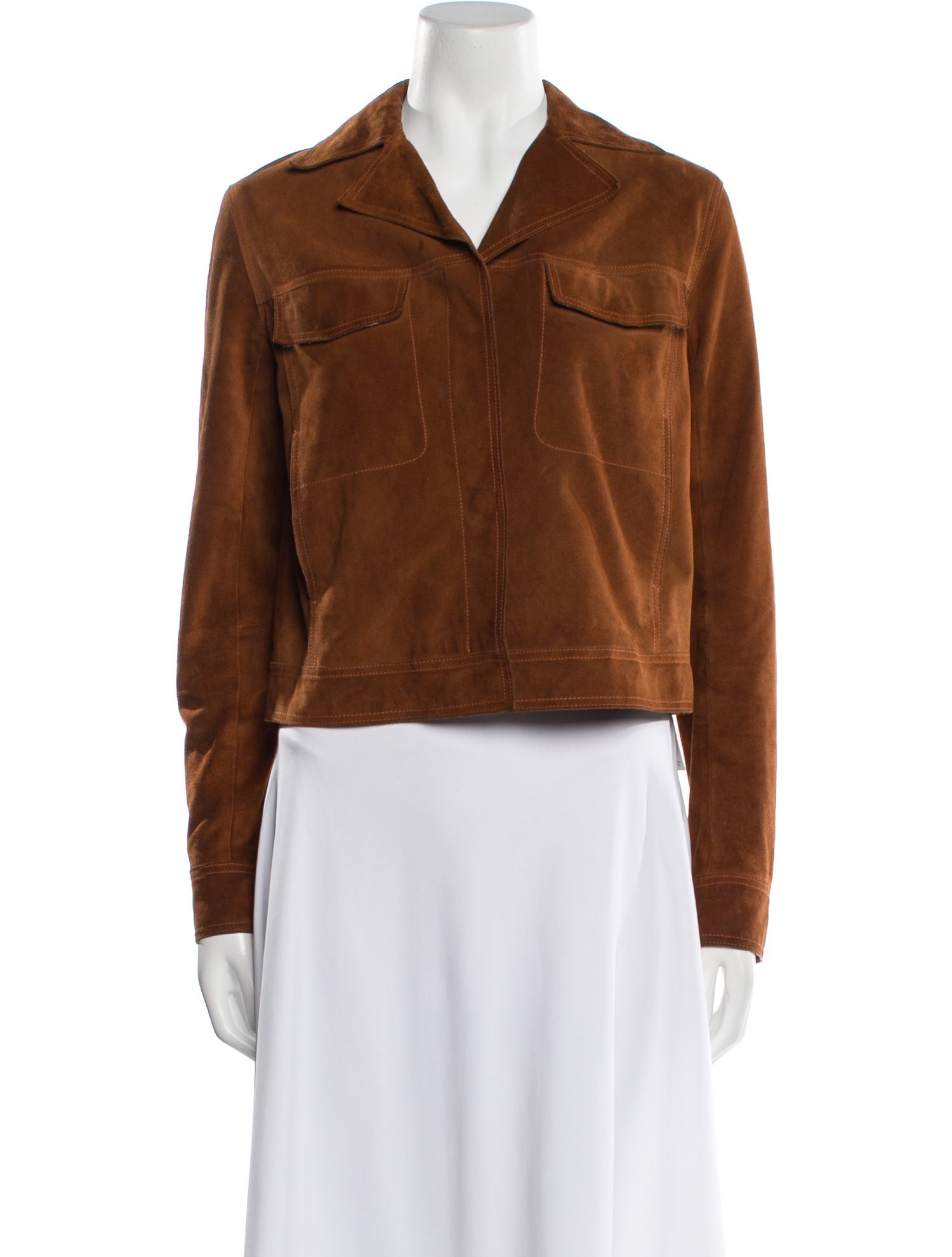 Vince Calf Leather Biker Jacket