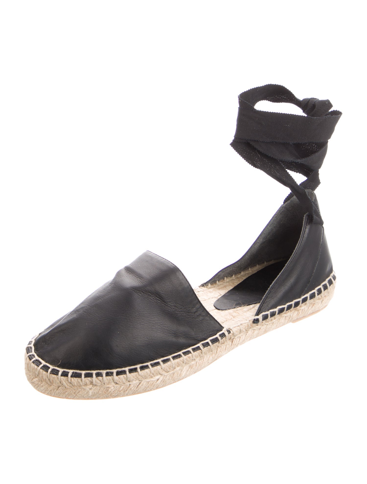 Vince Leather Espadrille Sneakers