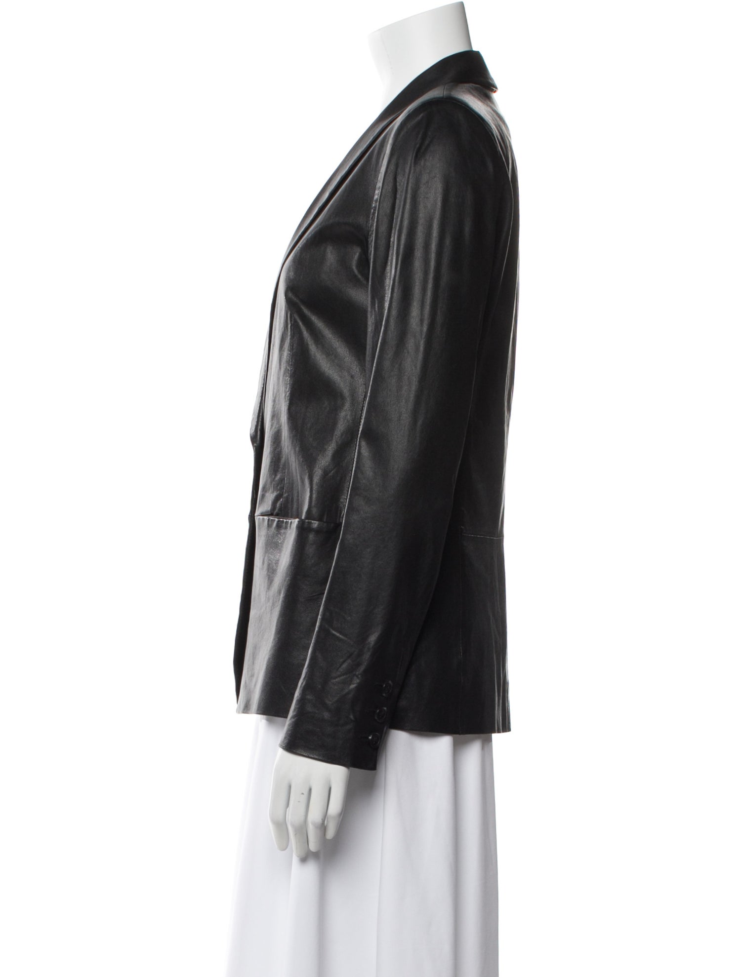 Vince Leather Blazer