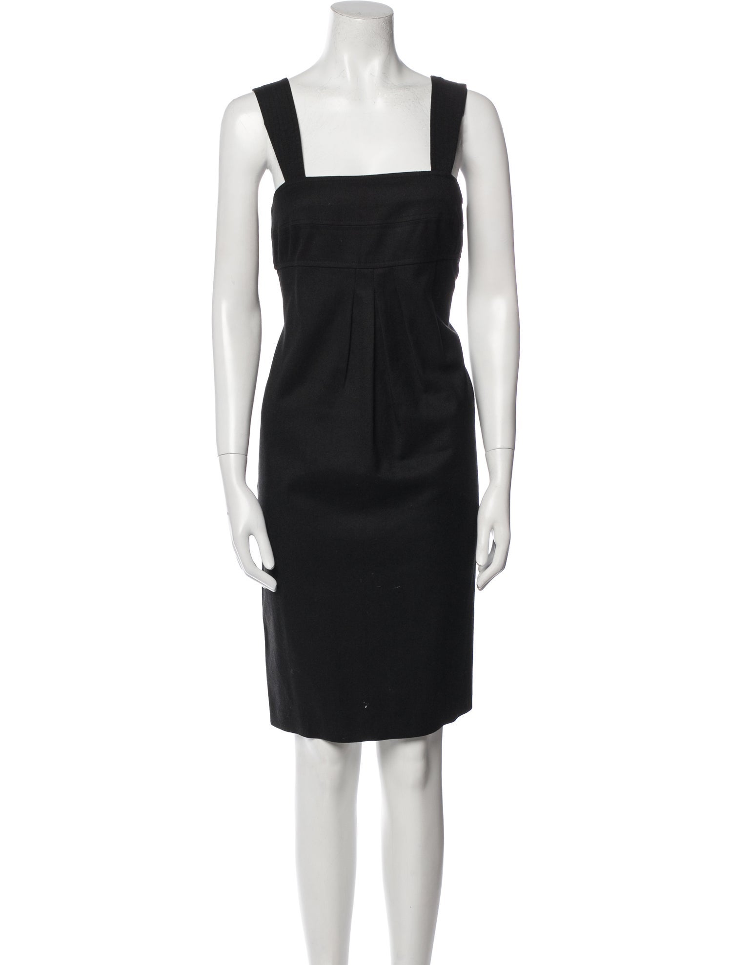 Vince Square Neckline Knee-Length Dress
