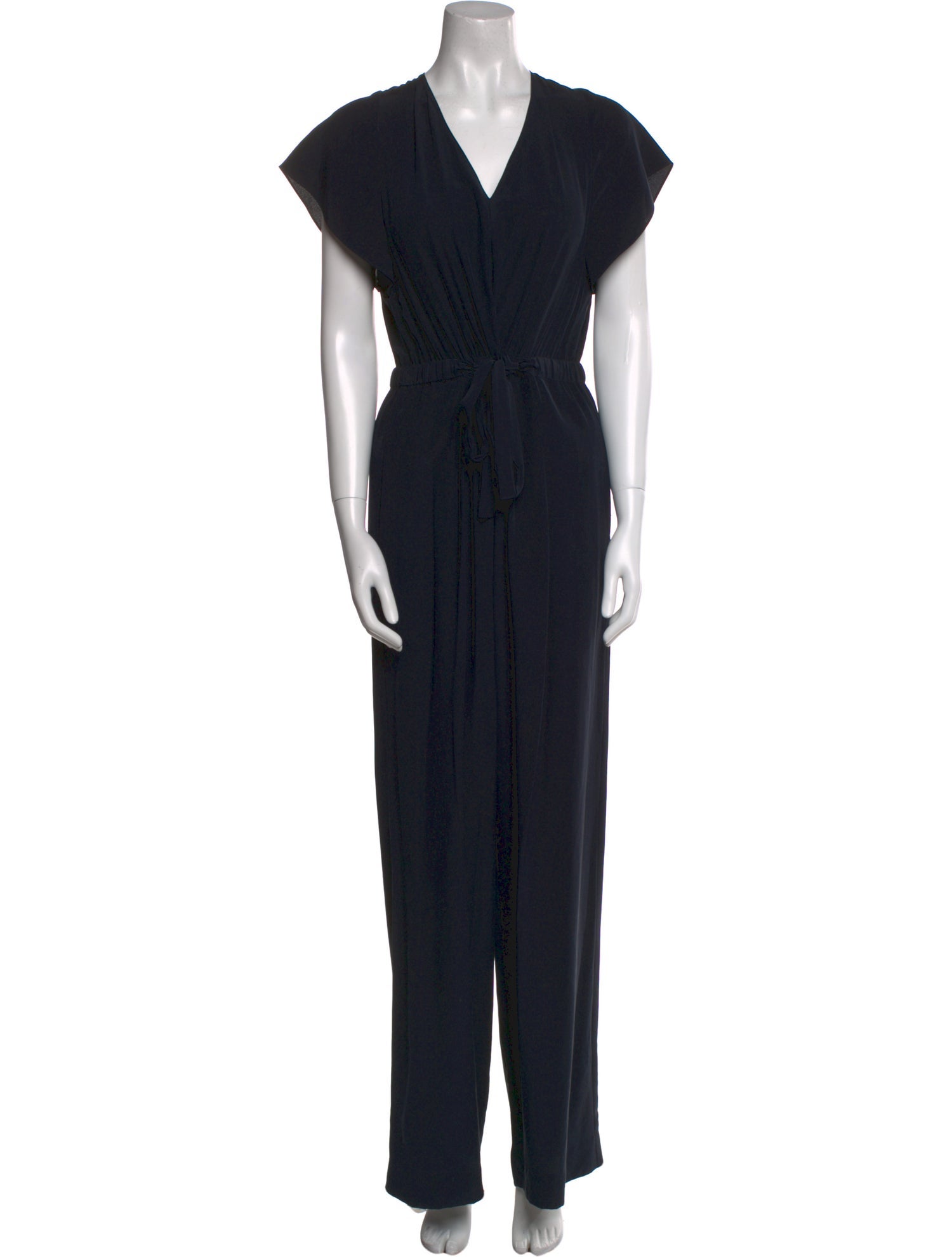 Vince Silk V-Neck Jumpsuit