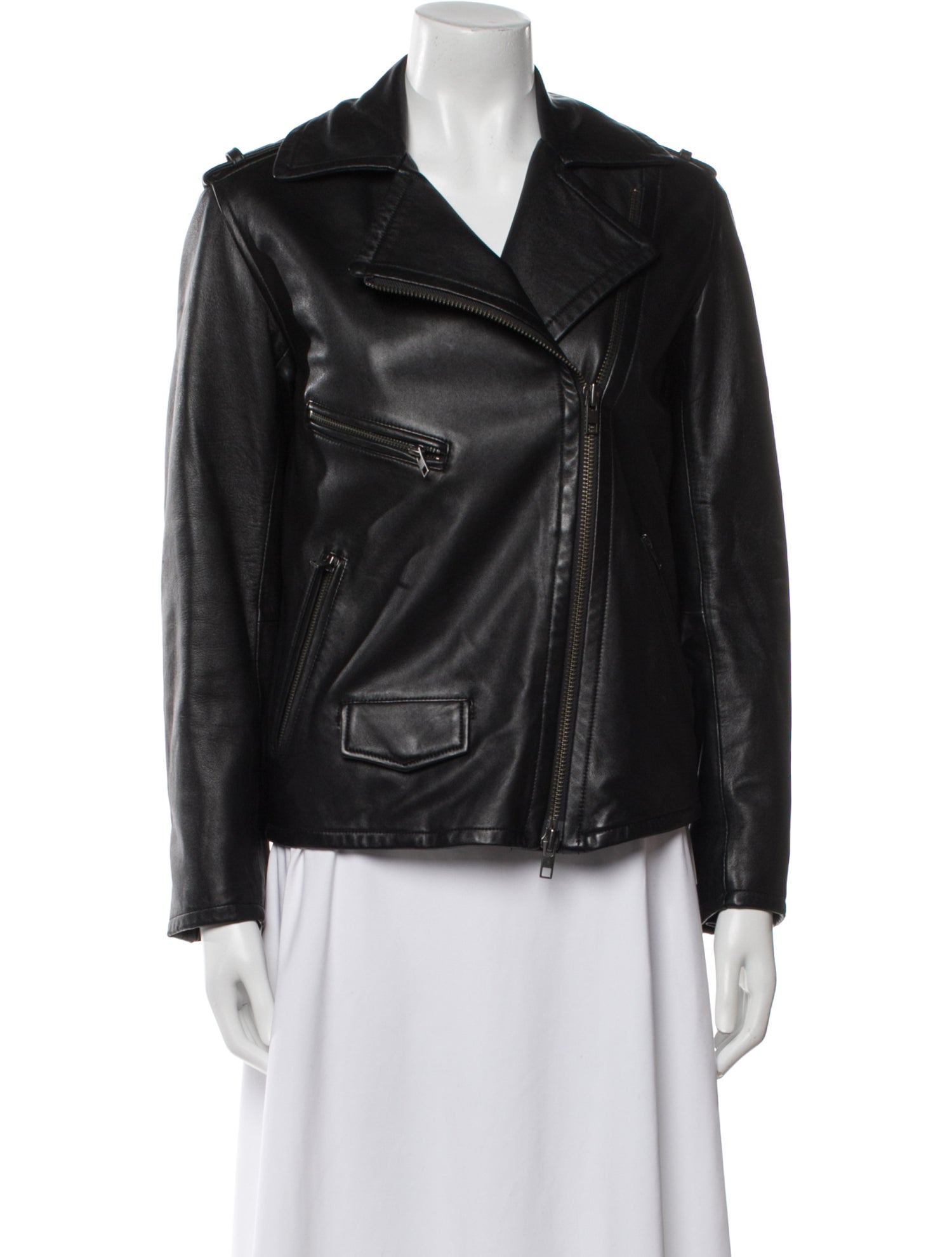 Vince Leather Biker Jacket