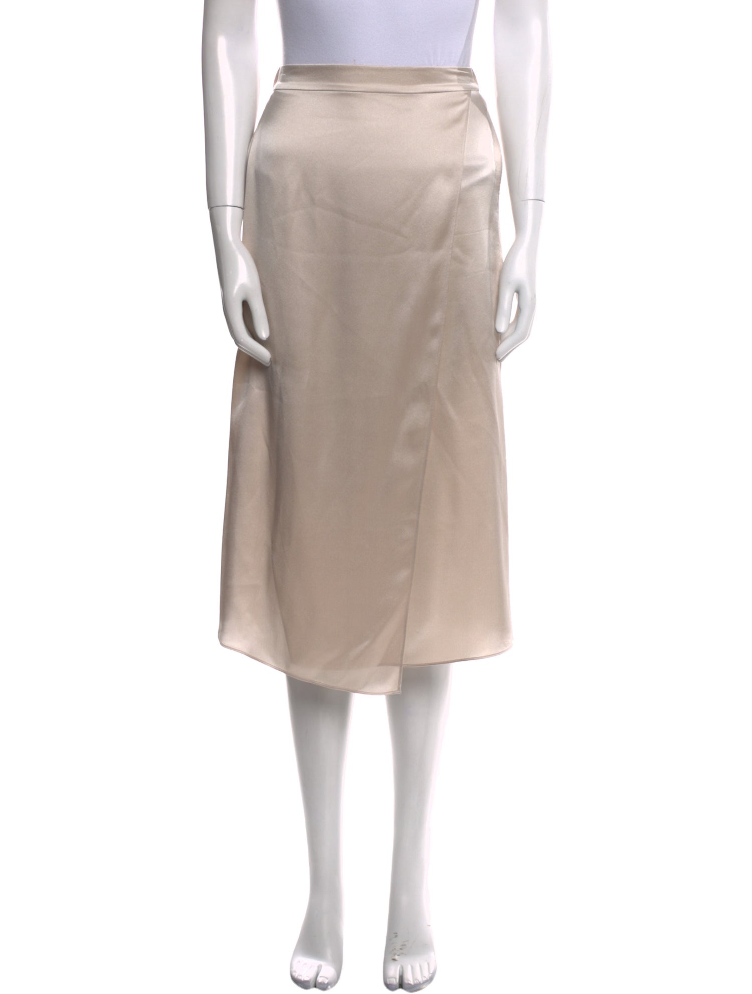 Vince Silk Knee-Length Skirt