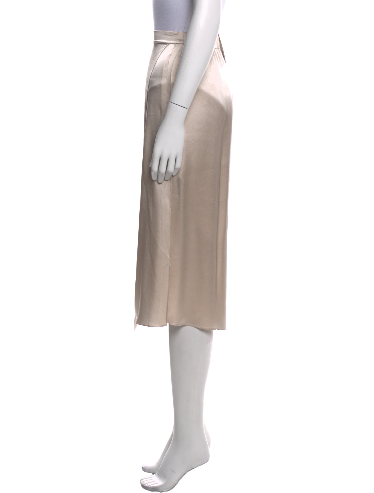 Vince Silk Knee-Length Skirt