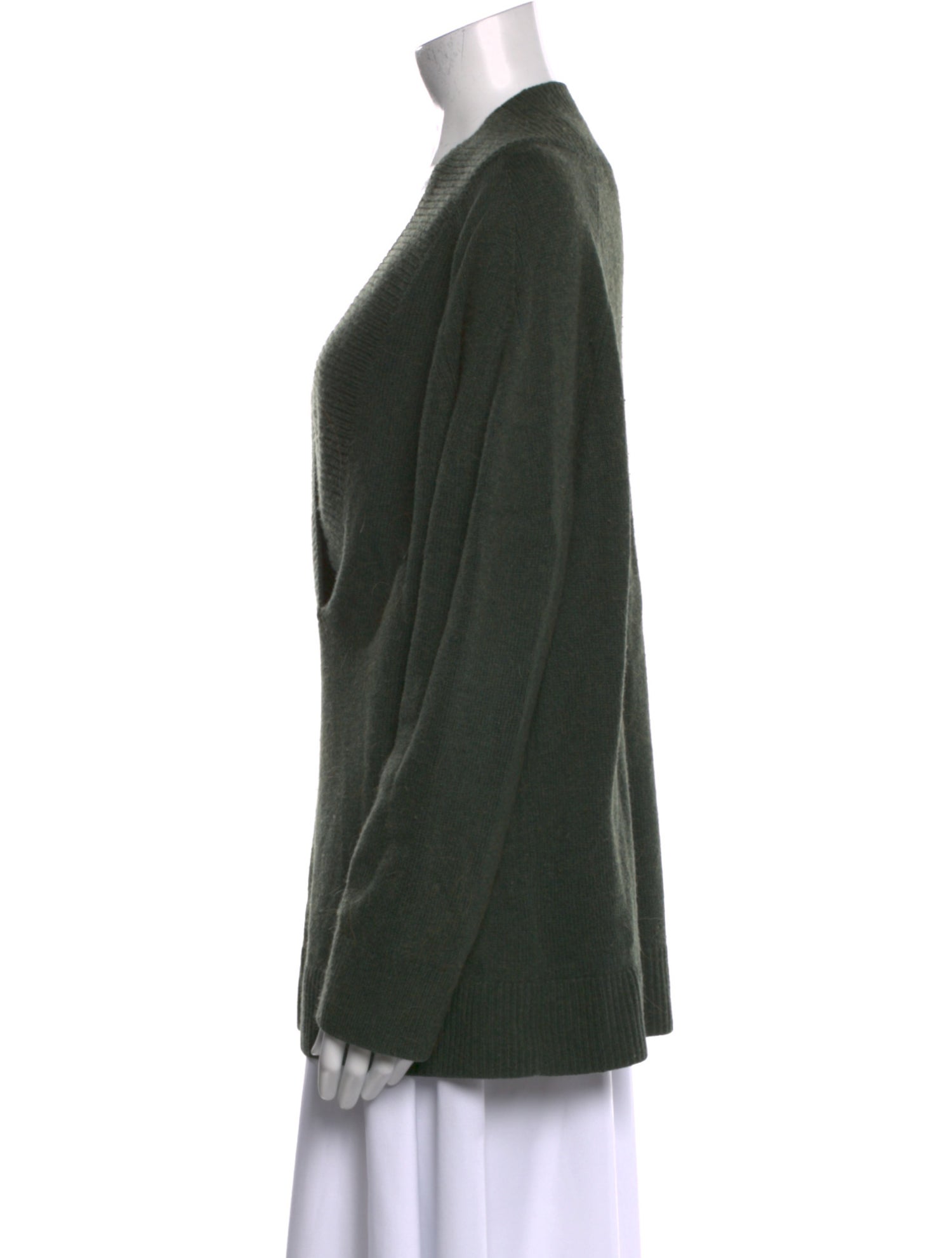 Vince Wool Plunge Neckline Sweater