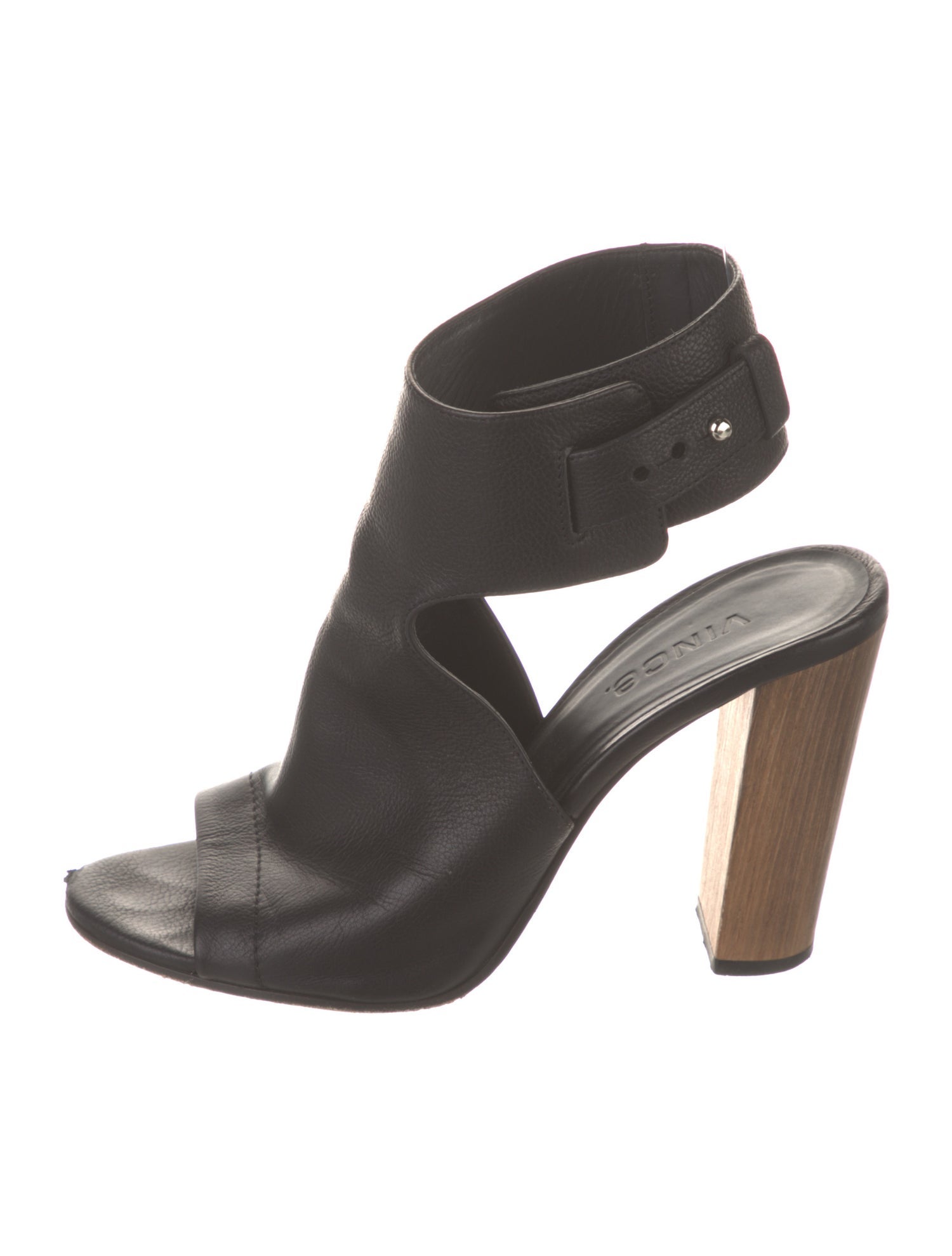 Vince Leather Slingback Sandals