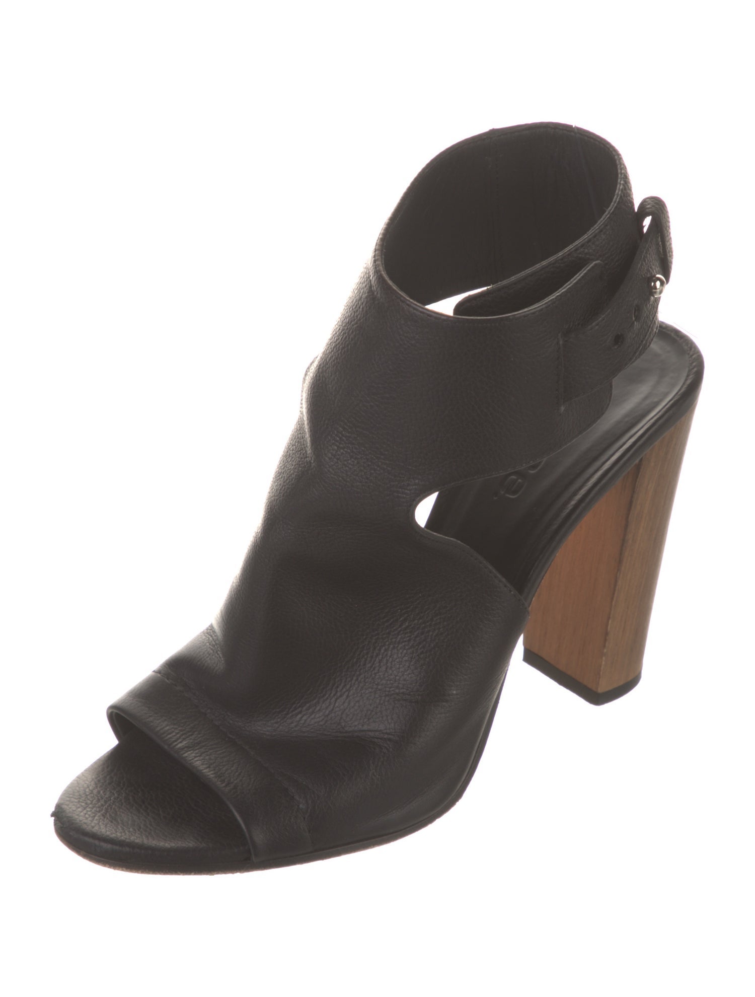 Vince Leather Slingback Sandals