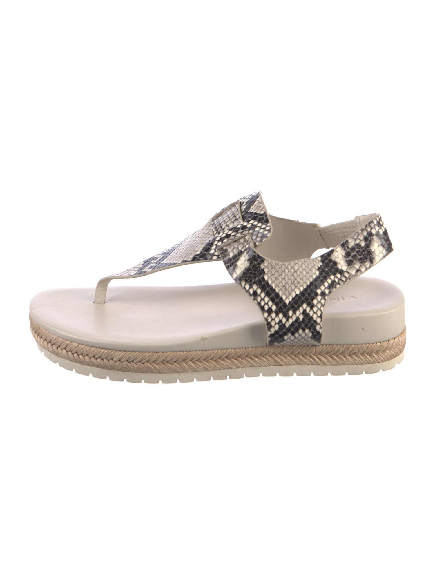 Vince Snakeskin Animal Print Espadrilles