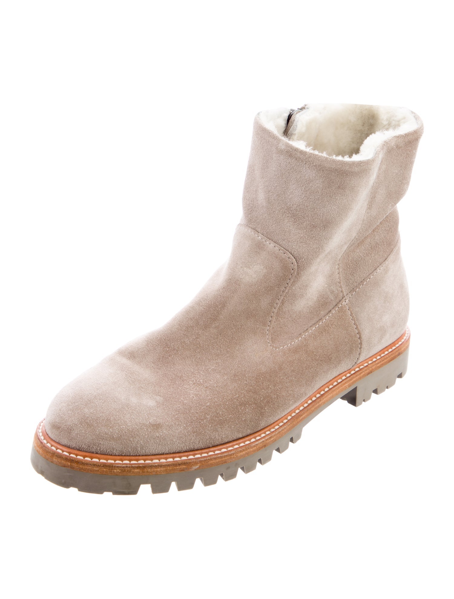 Vince Suede Combat Boots