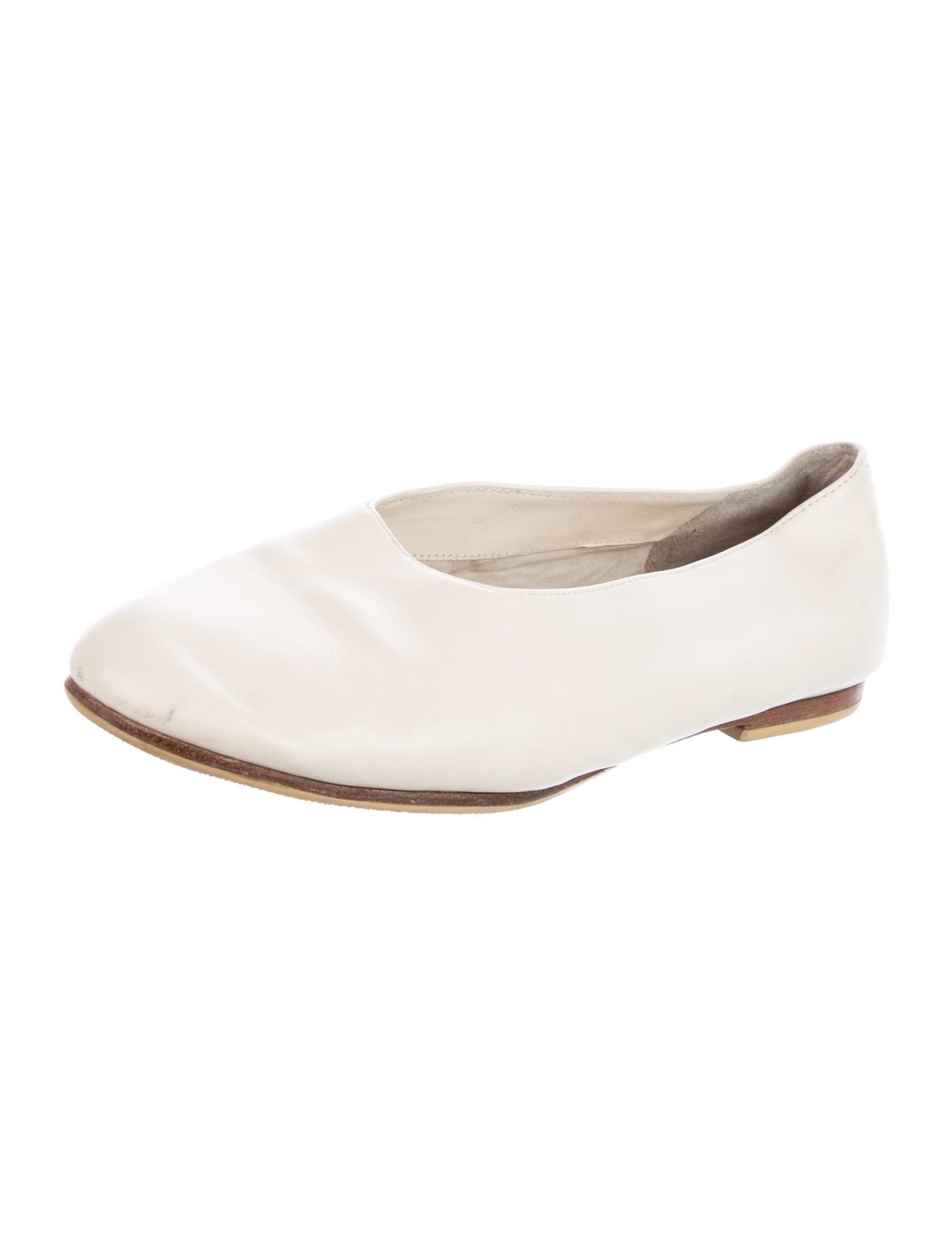 Vince Leather Ballet Flats