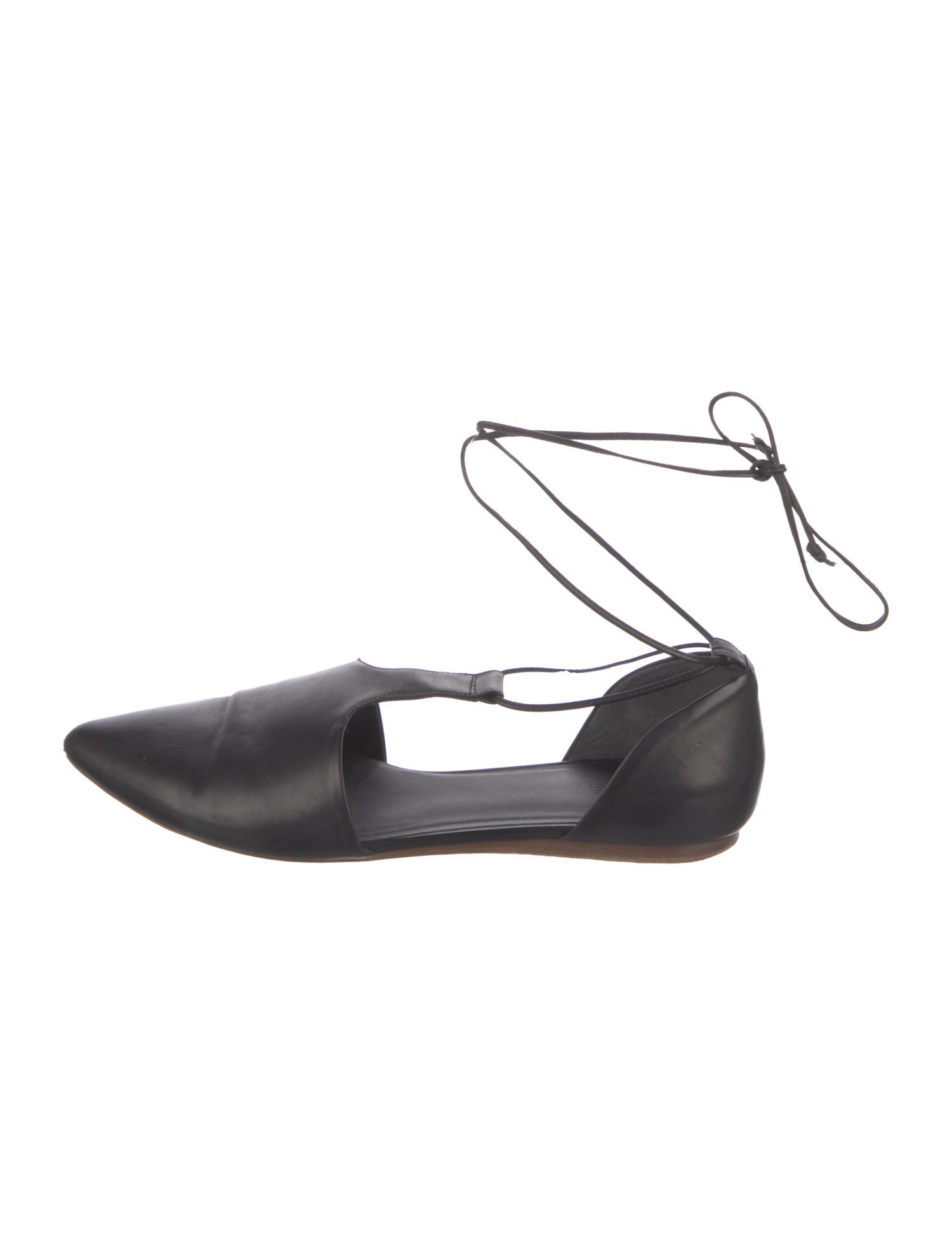 Vince Leather D'Orsay Flats