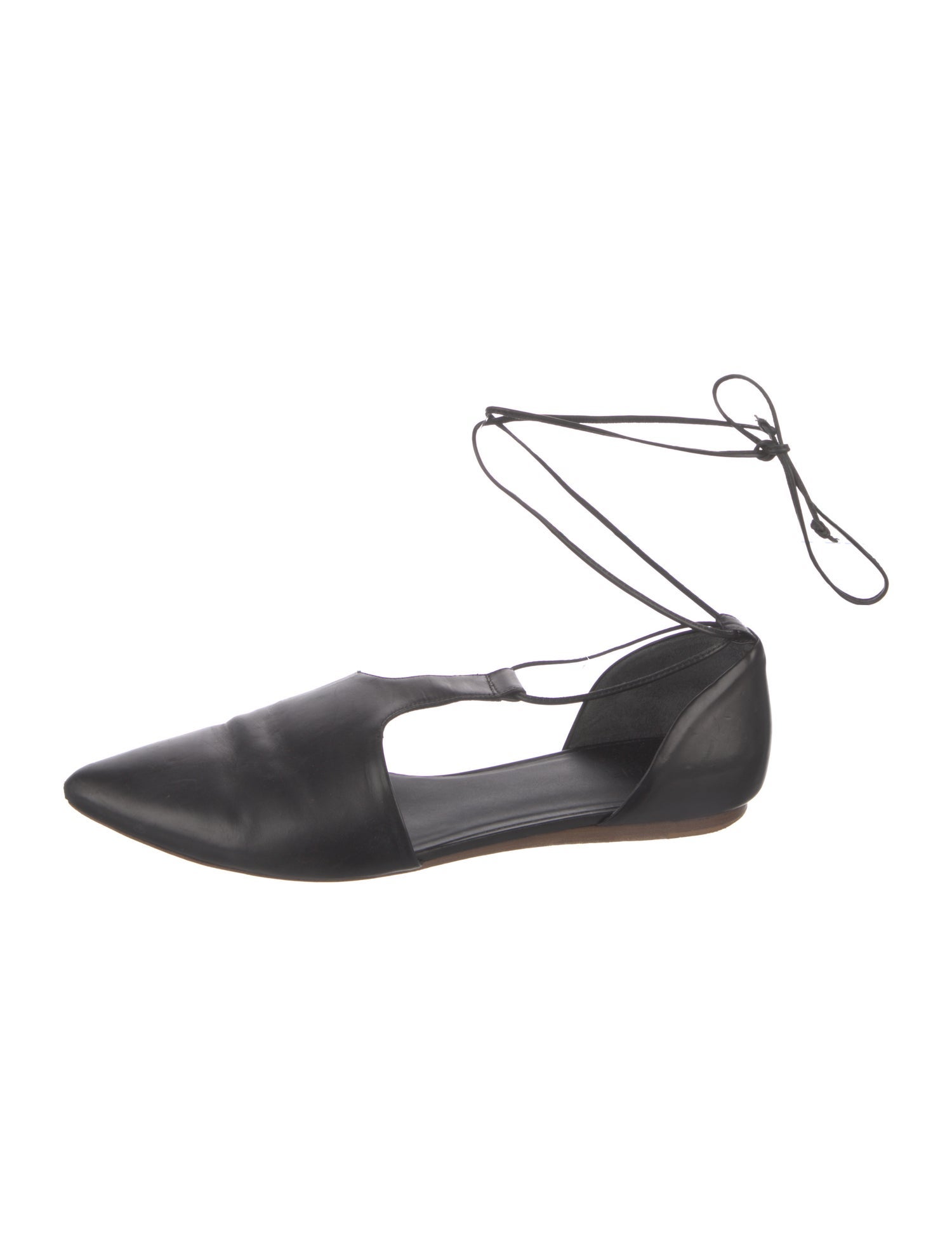 Vince Leather D'Orsay Flats