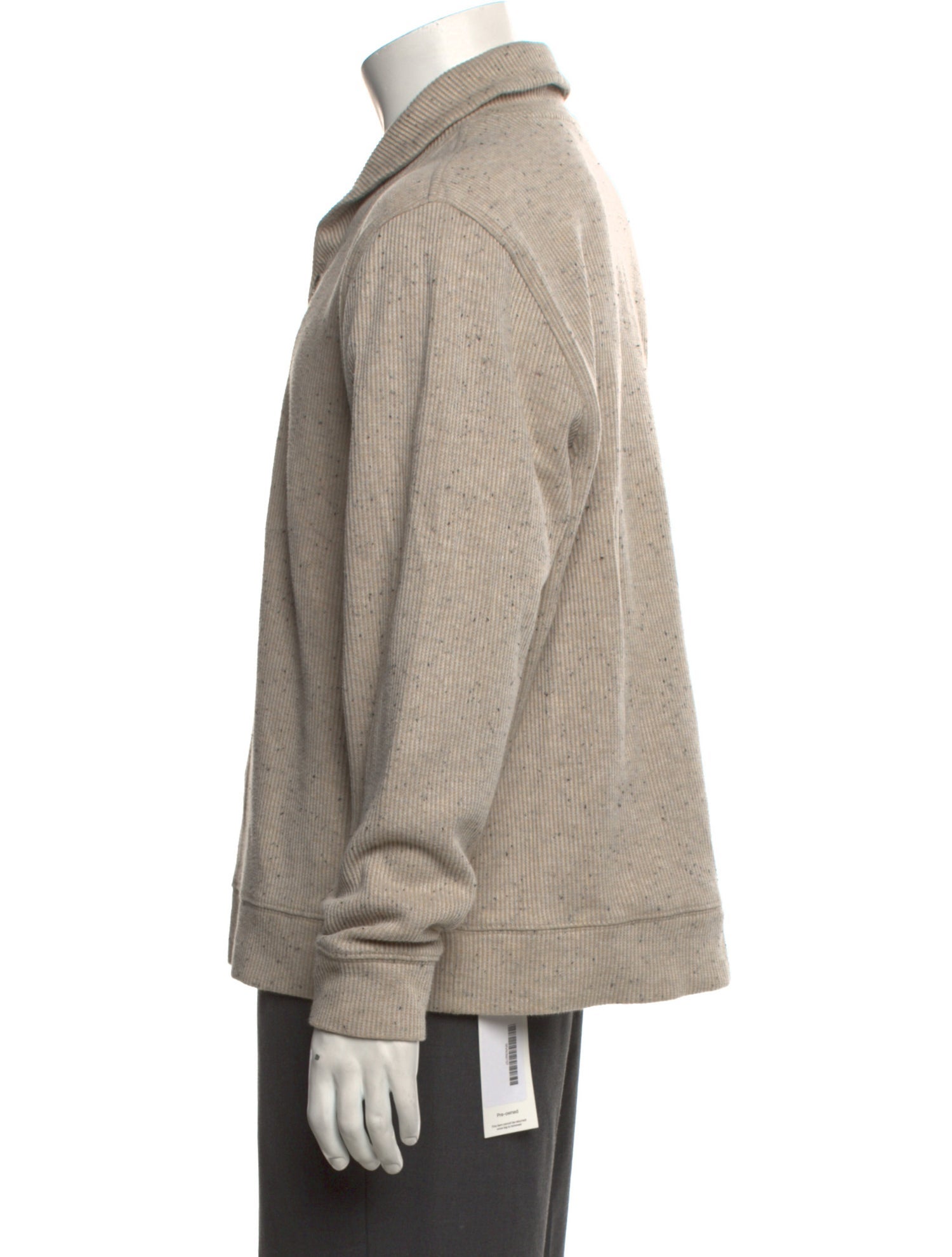 Vince Collar Long Sleeve Polo Sweater