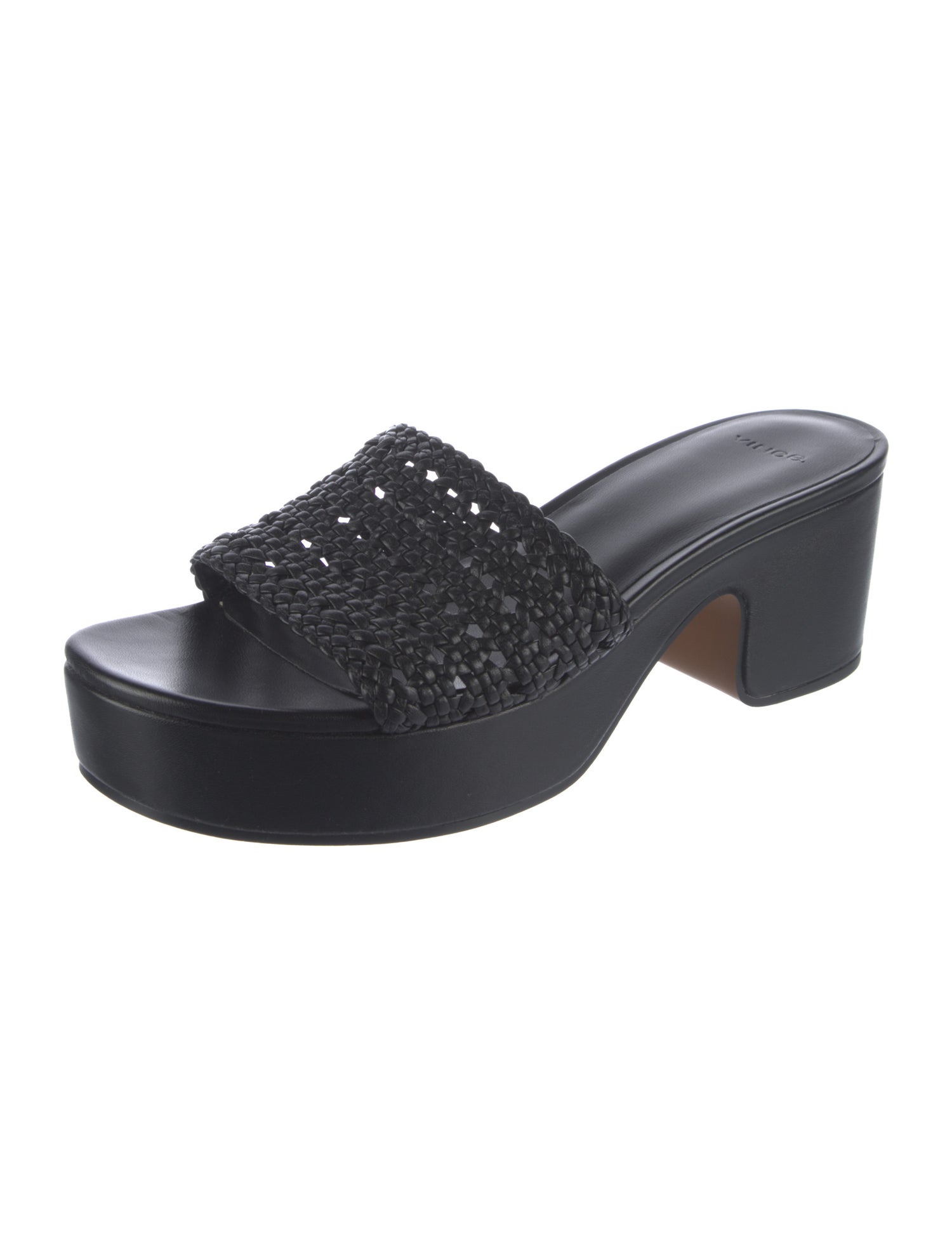 Vince Leather Slides