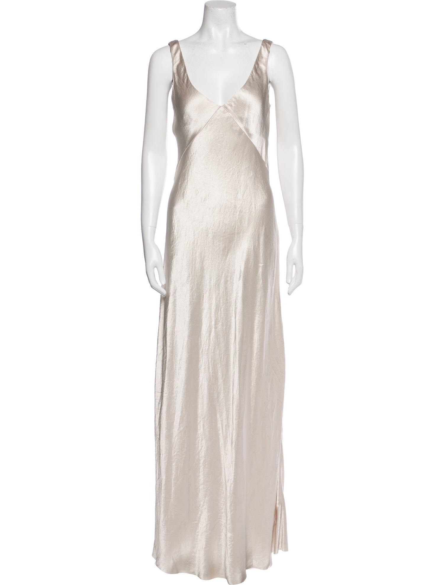 Vince V-Neck Long Dress