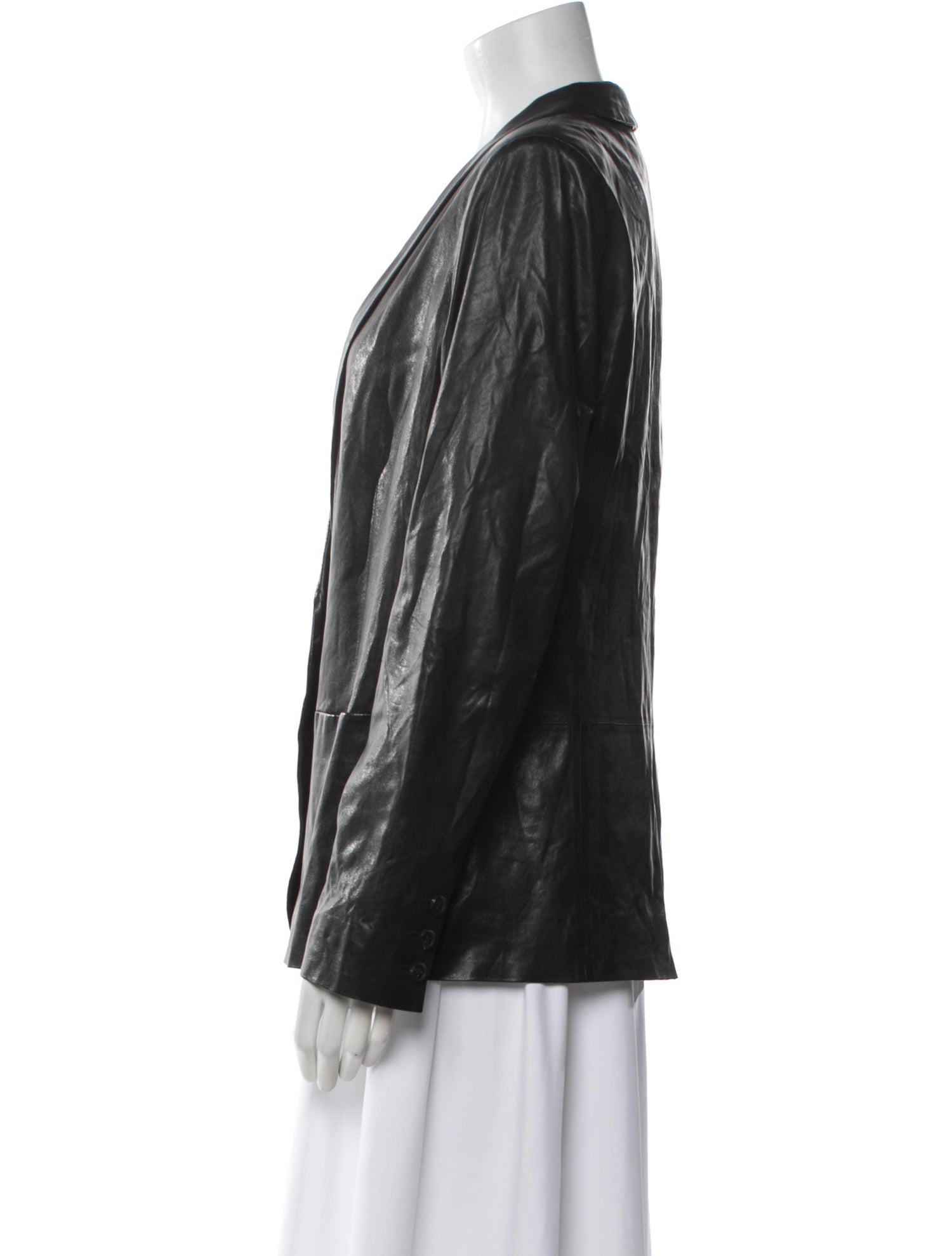 Vince Leather Blazer