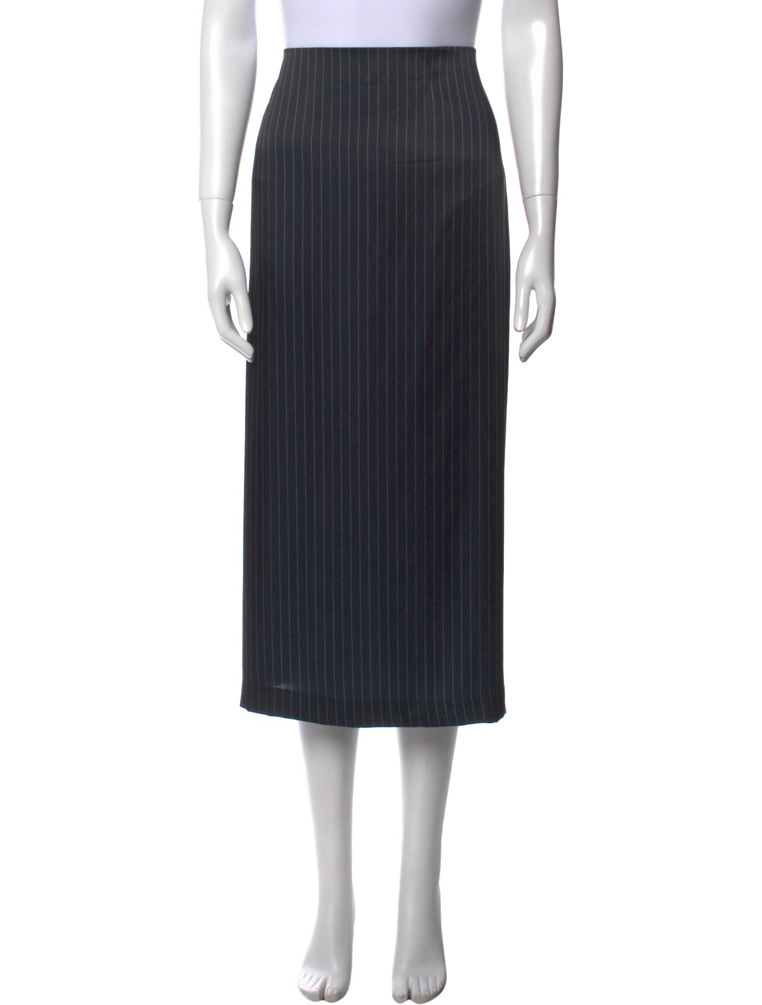 Vince Striped Midi Length Skirt