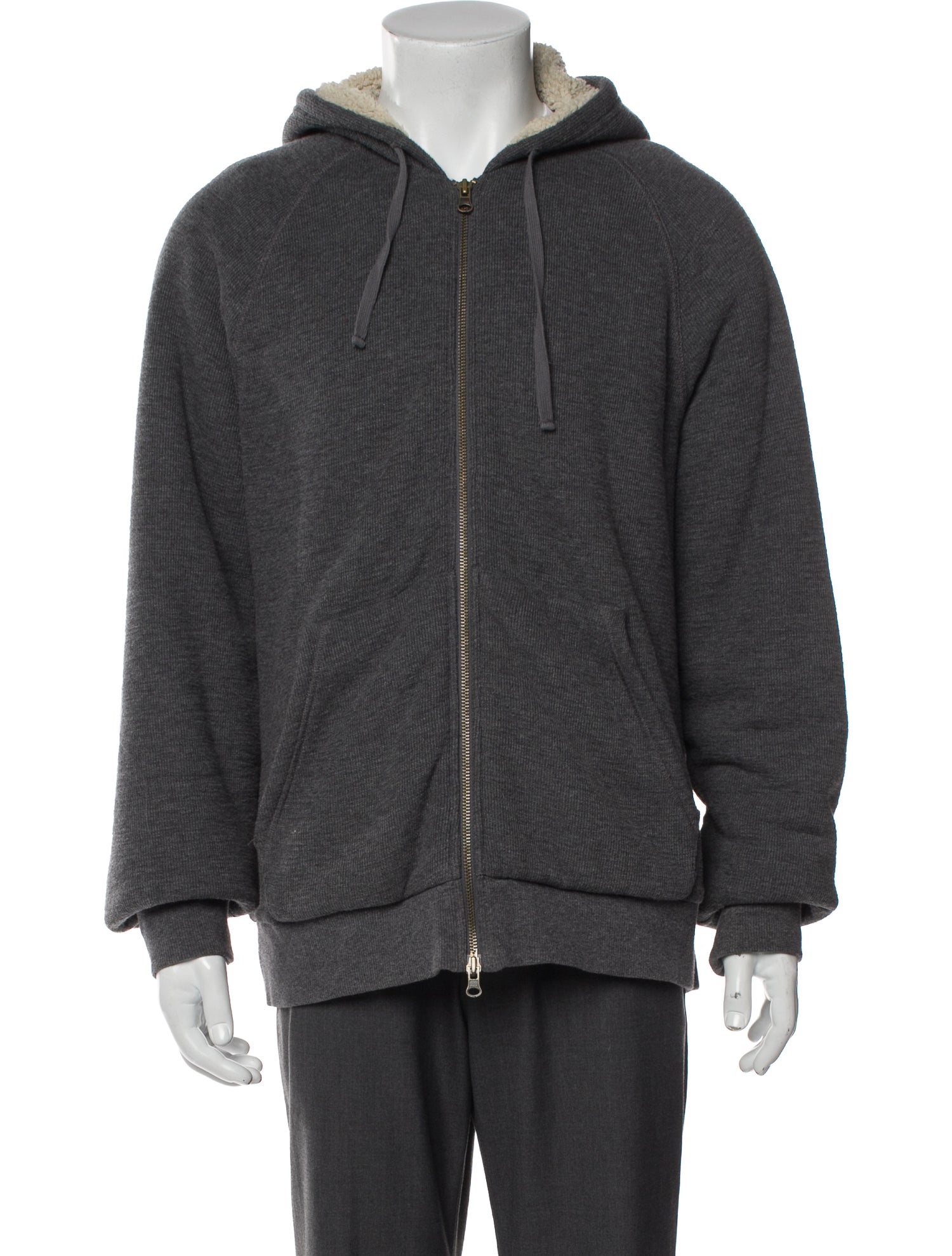 Vince V-Neck Long Sleeve Hoodie