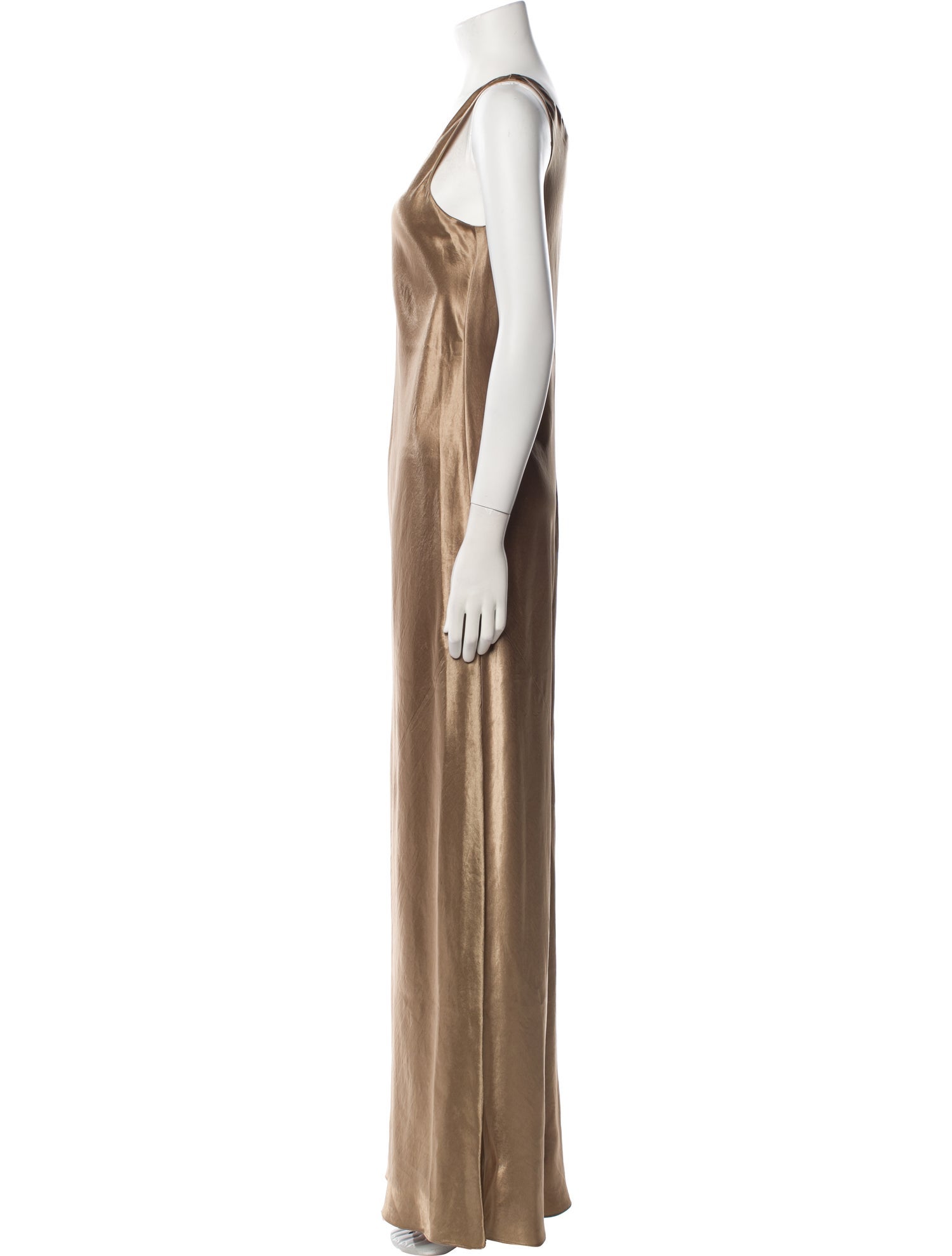 Vince Scoop Neck Long Dress