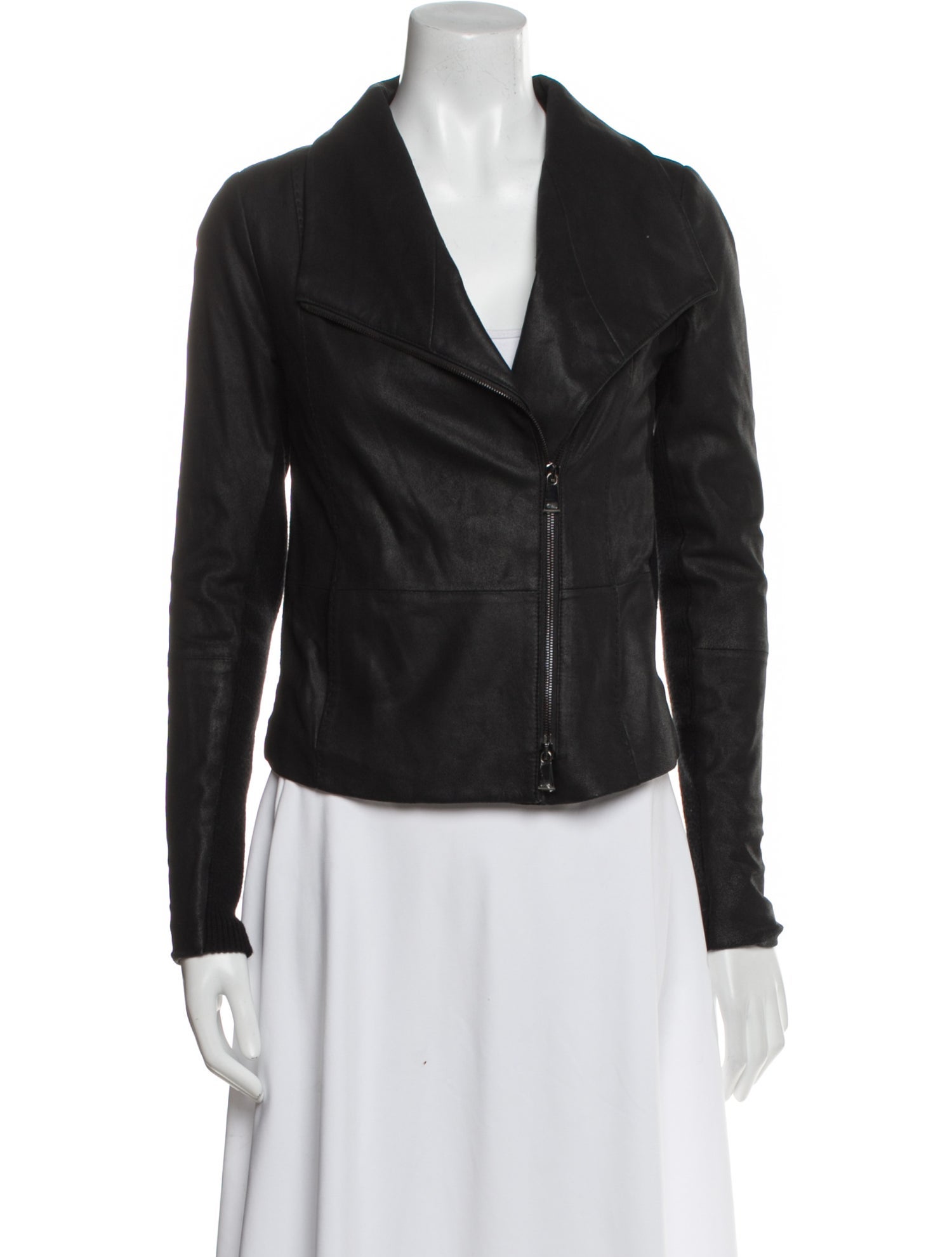 Vince Goat Leather Biker Jacket