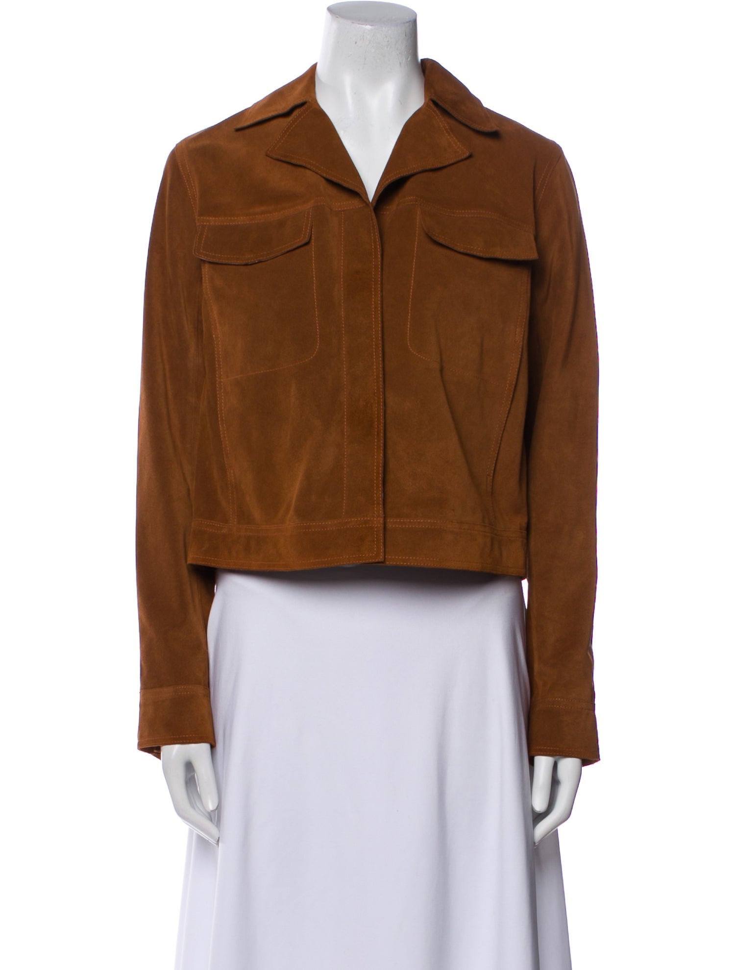 Vince Calf Leather Jacket