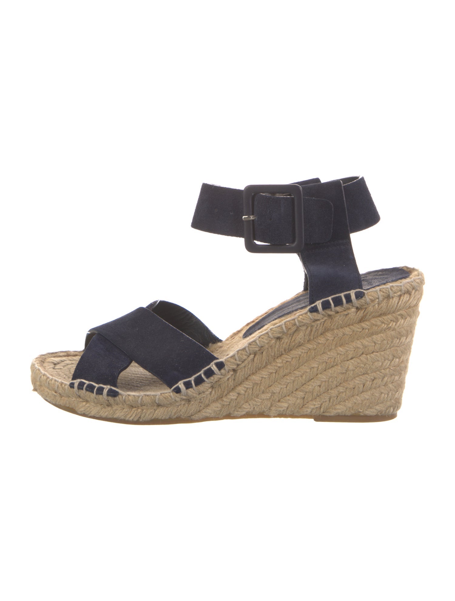 Vince Suede Colorblock Pattern Espadrilles