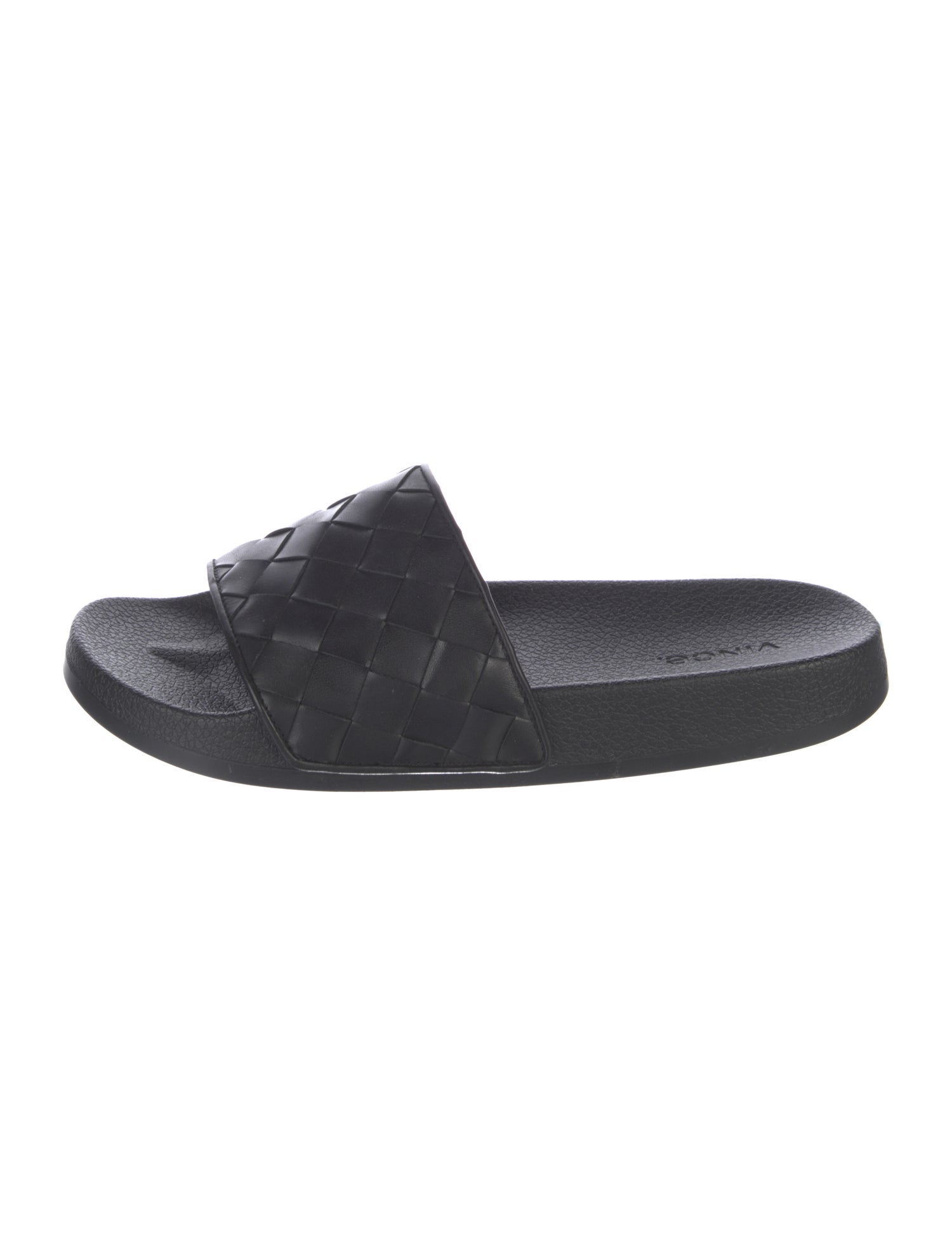 Vince Leather Slides