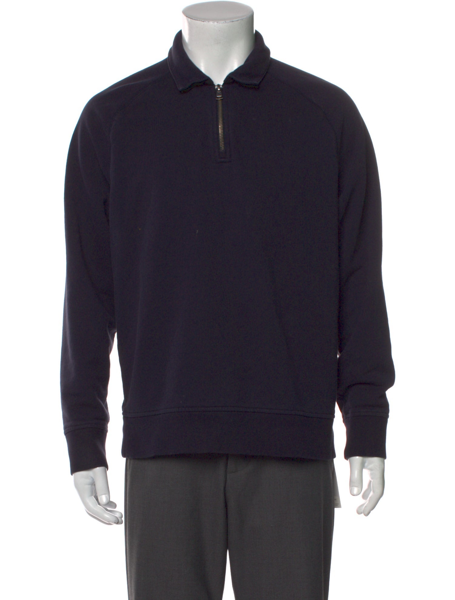 Vince Collar Long Sleeve Polo Sweater