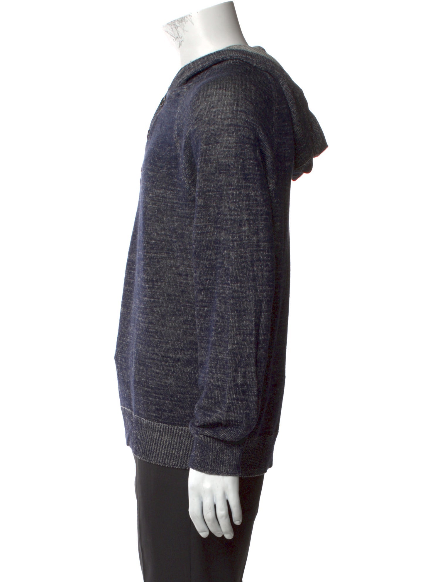 Vince V-Neck Long Sleeve Polo Sweater