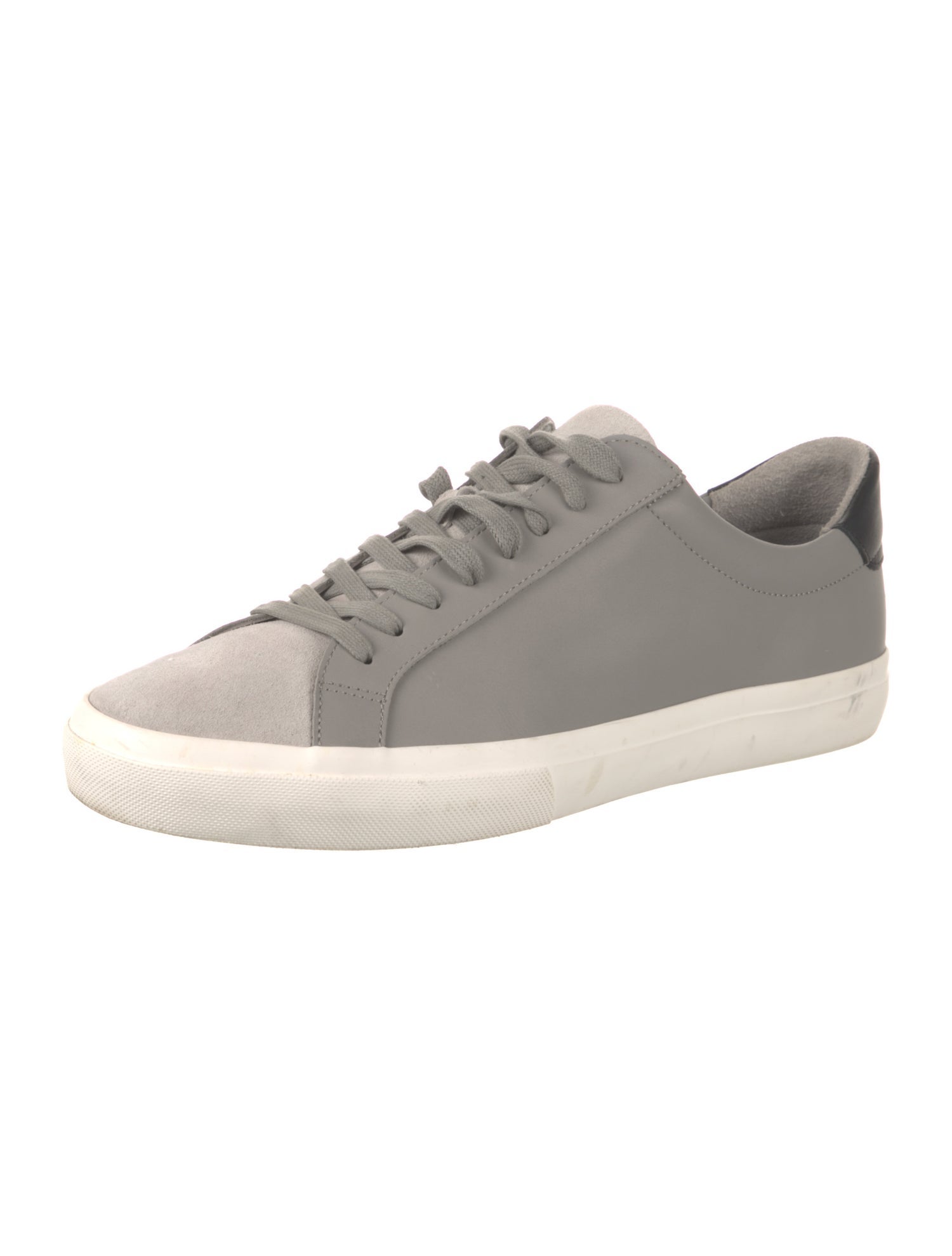 Vince Leather Colorblock Pattern Sneakers