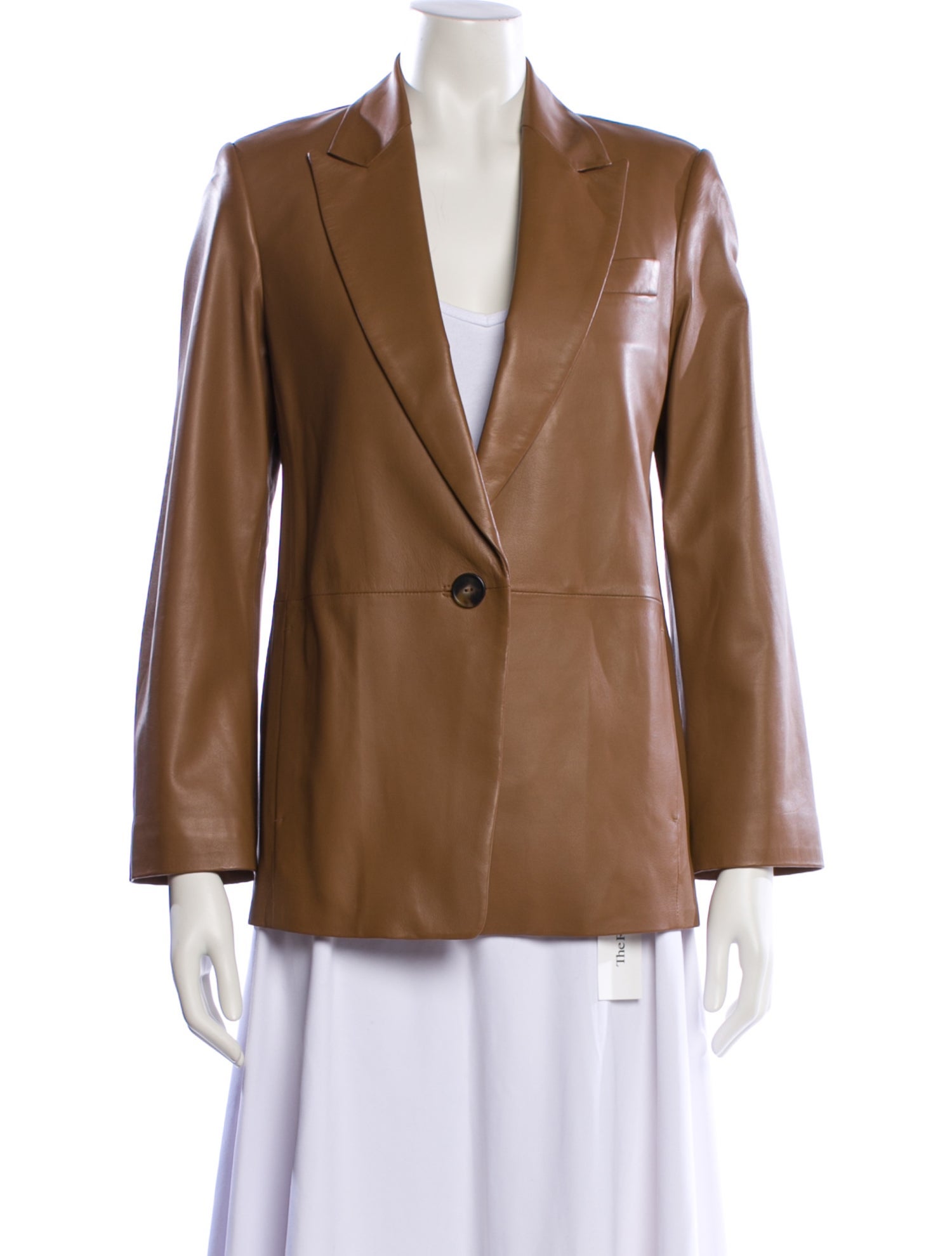 Vince Lamb Leather Blazer