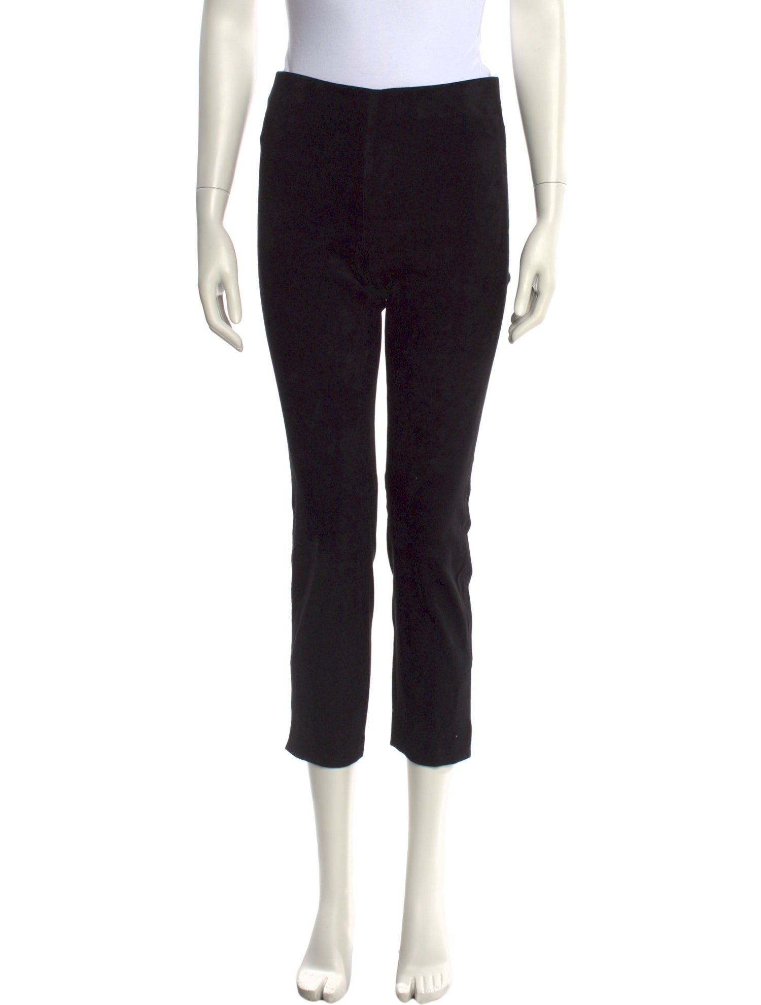 Vince Lamb Leather Straight Leg Pants