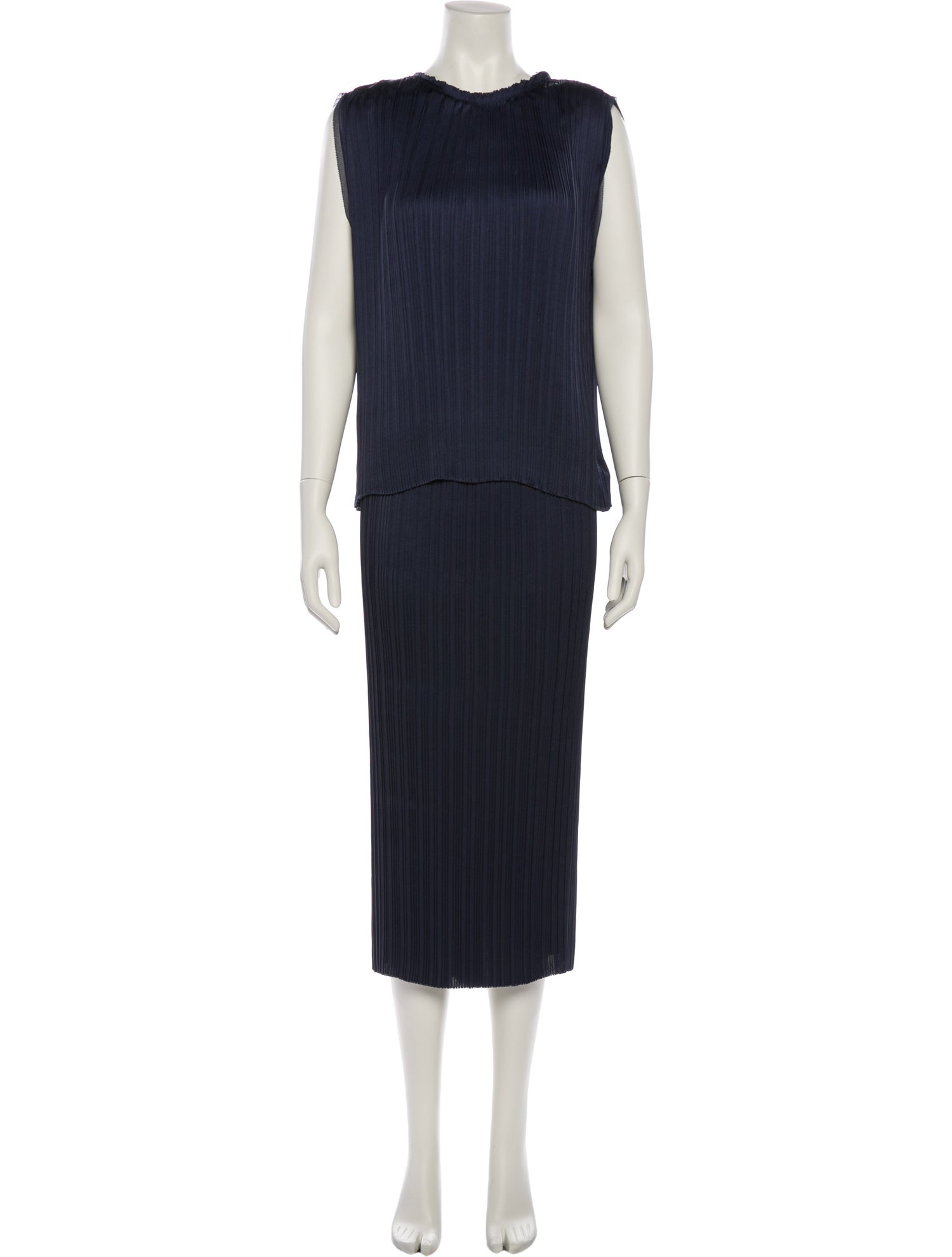 Vince Pleated Accents Skirt Set w/ Tags