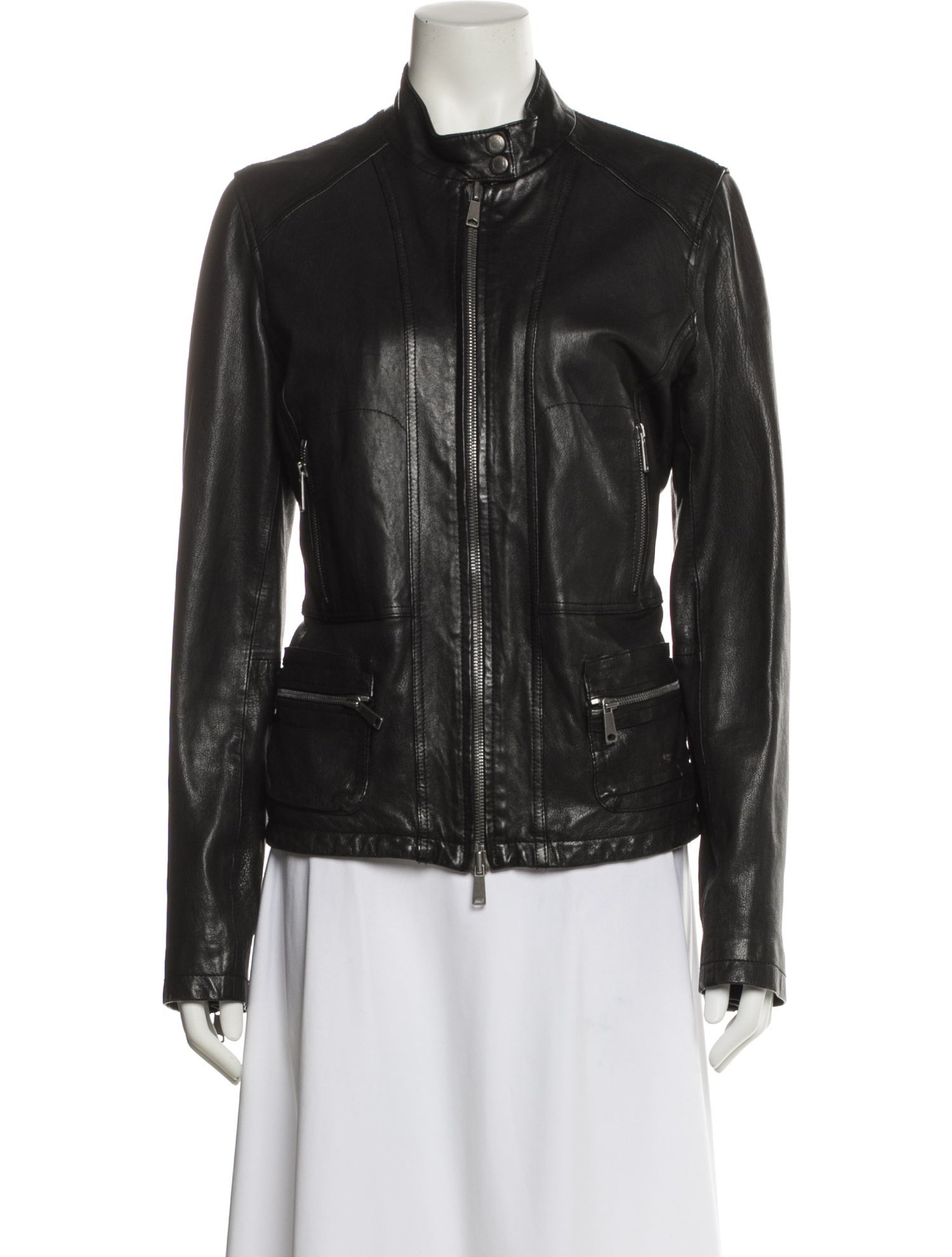 Vince Leather Biker Jacket