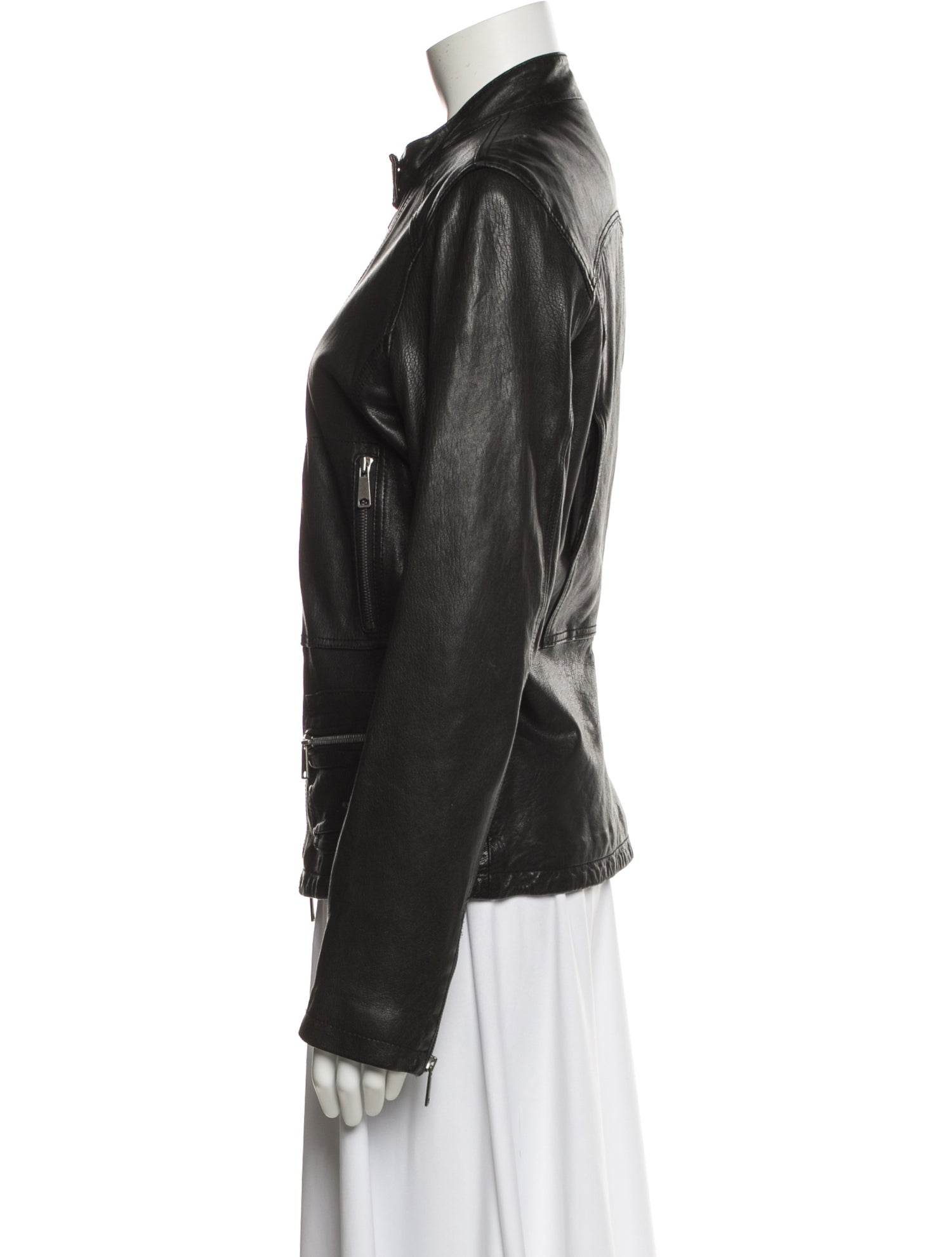 Vince Leather Biker Jacket