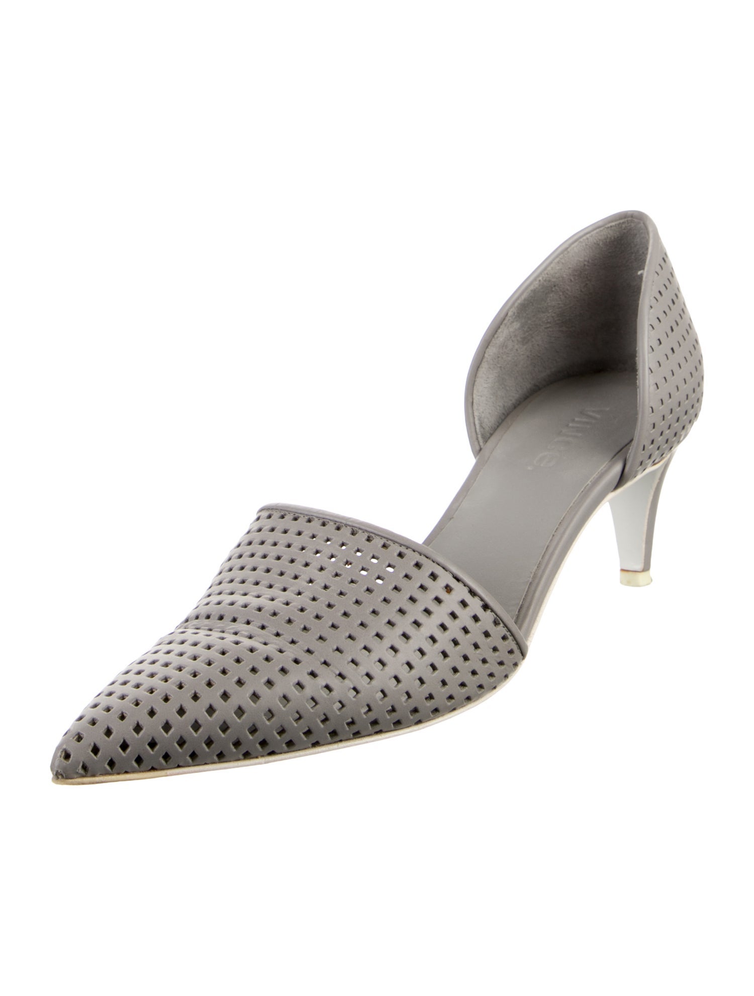 Vince Leather D'Orsay Pumps