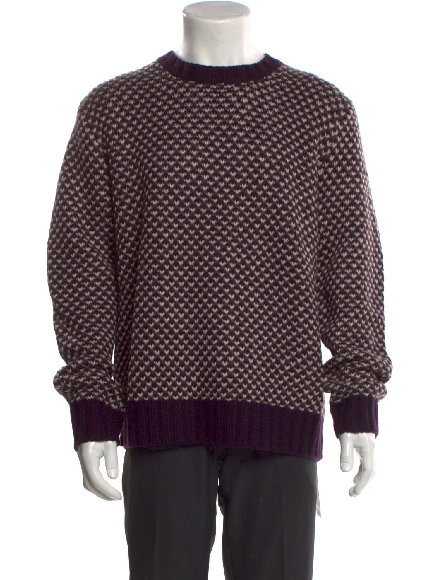 Vince Merino Wool Printed Pullover