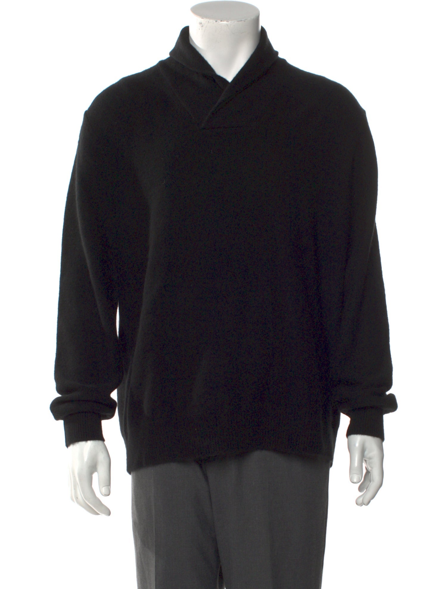 Vince Cashmere Mock Neck Polo Sweater