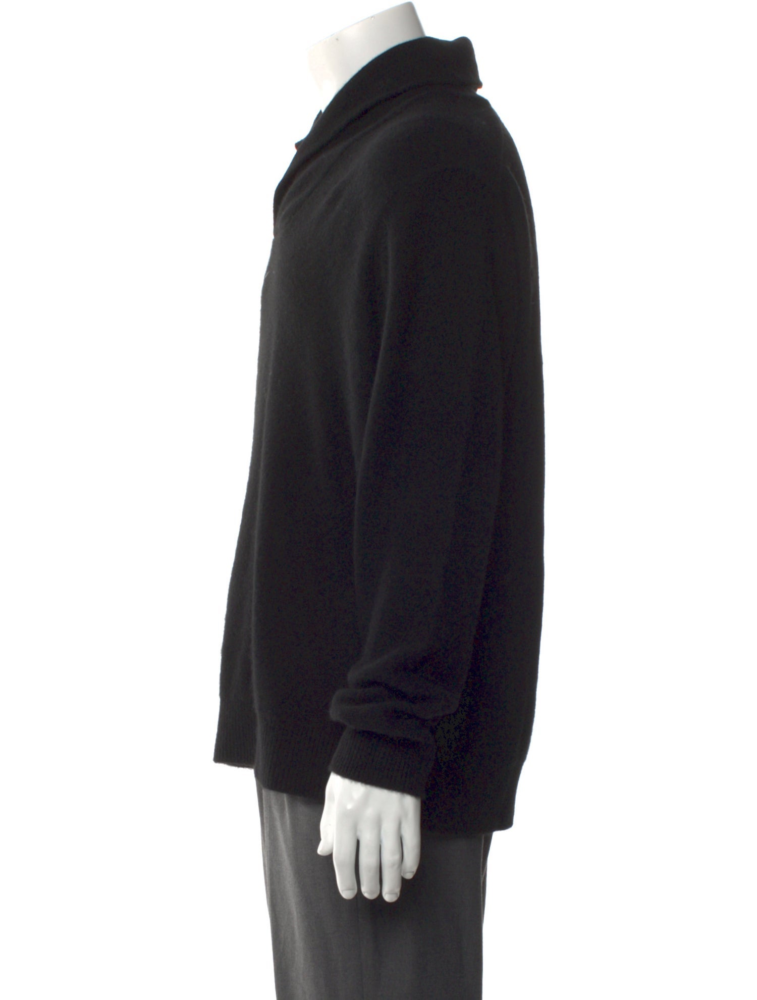 Vince Cashmere Mock Neck Polo Sweater