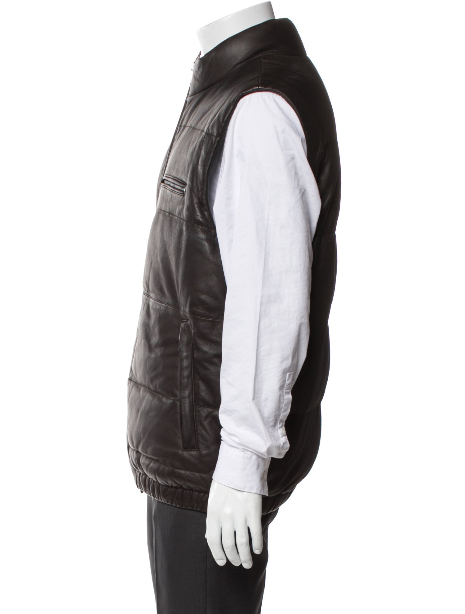 Vince Lamb Leather Vest