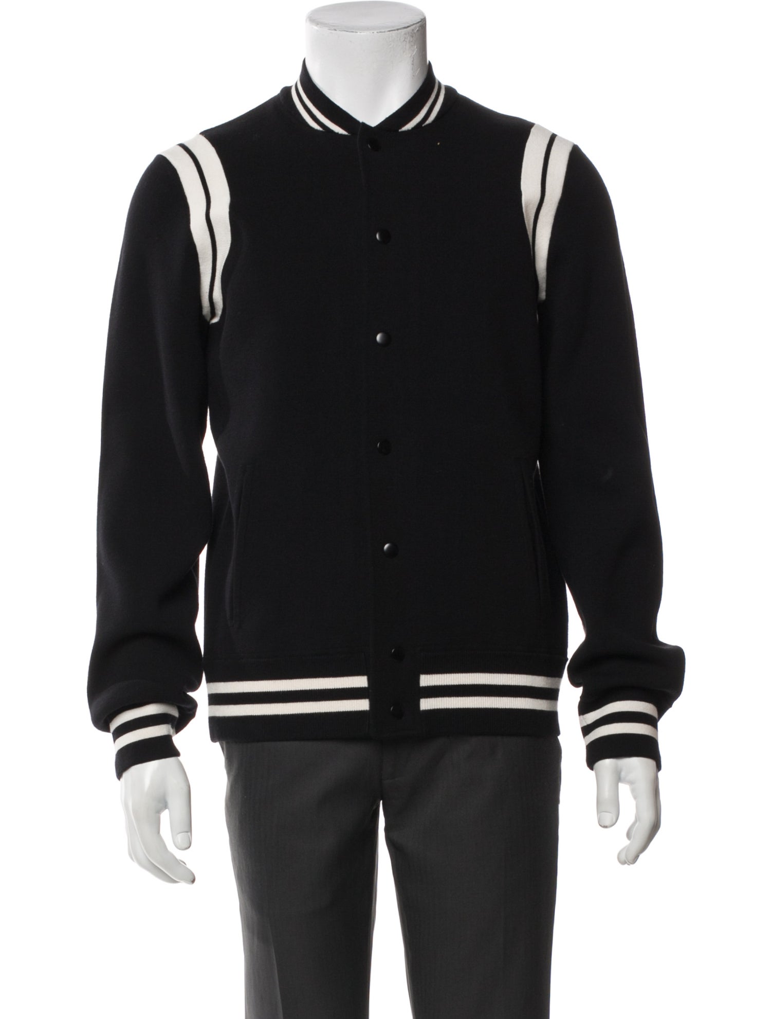 Vince Striped Varsity Jacket