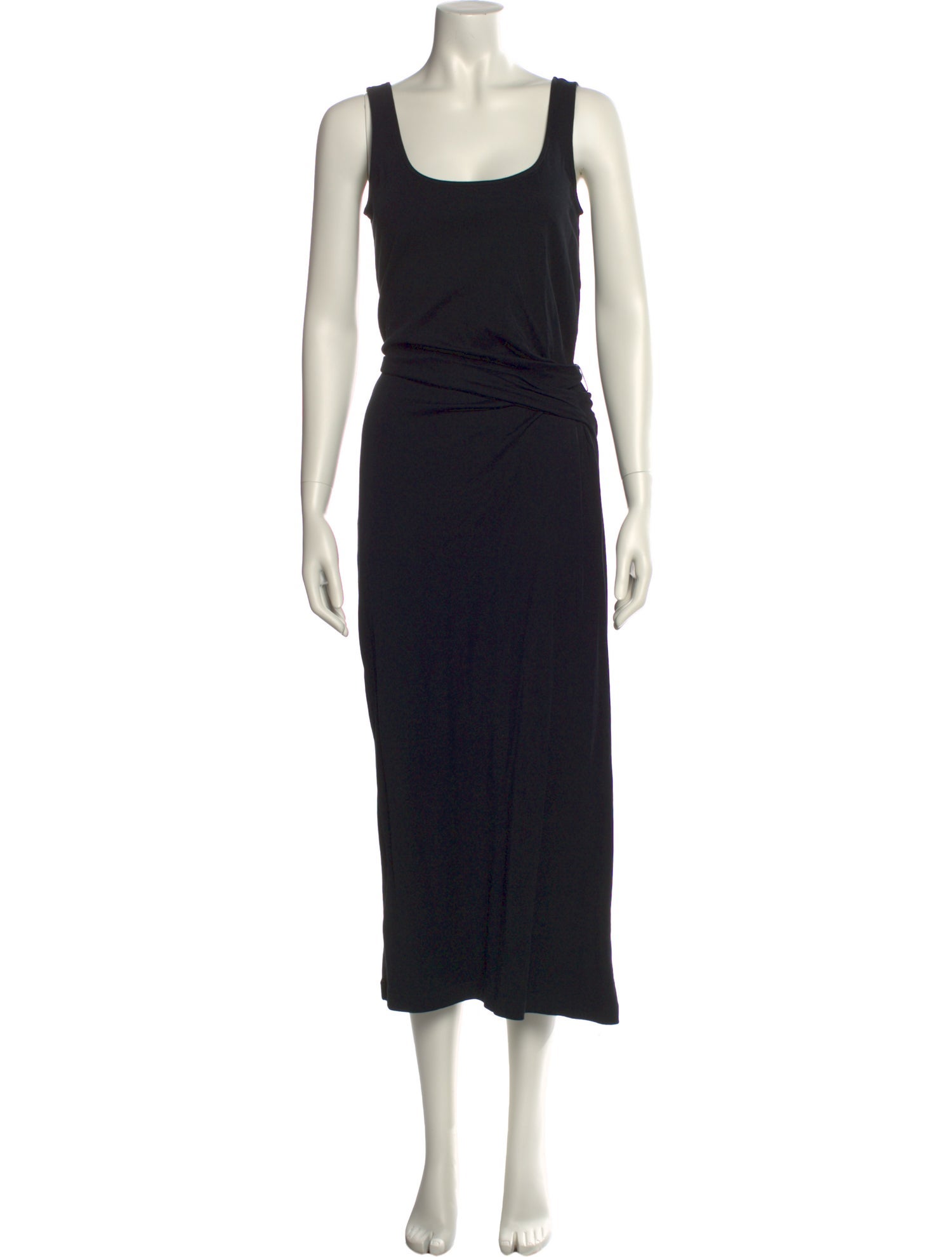 Vince Scoop Neck Long Dress