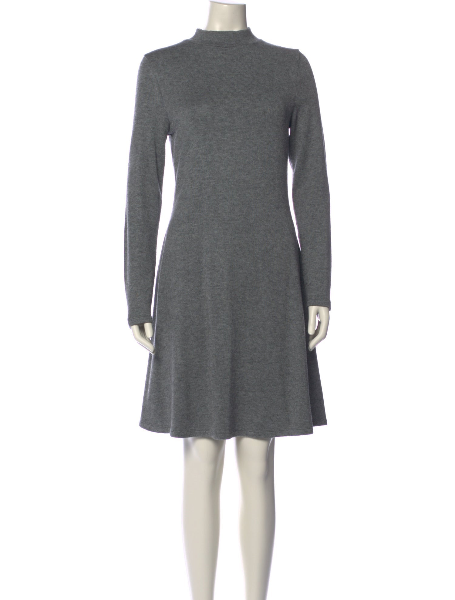 Vince Mock Neck Knee-Length Dress