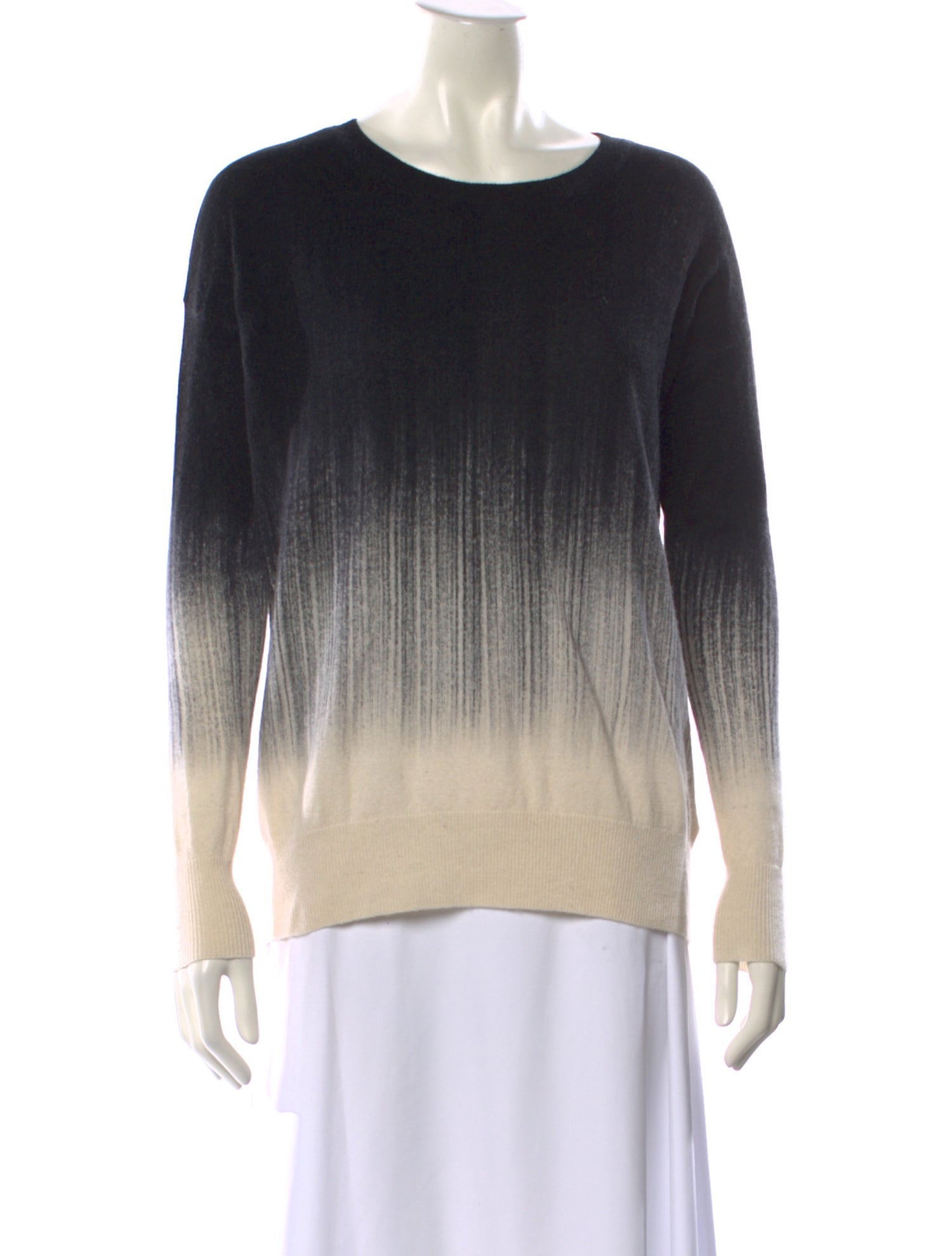 Vince Wool Tie-Dye Print Sweater