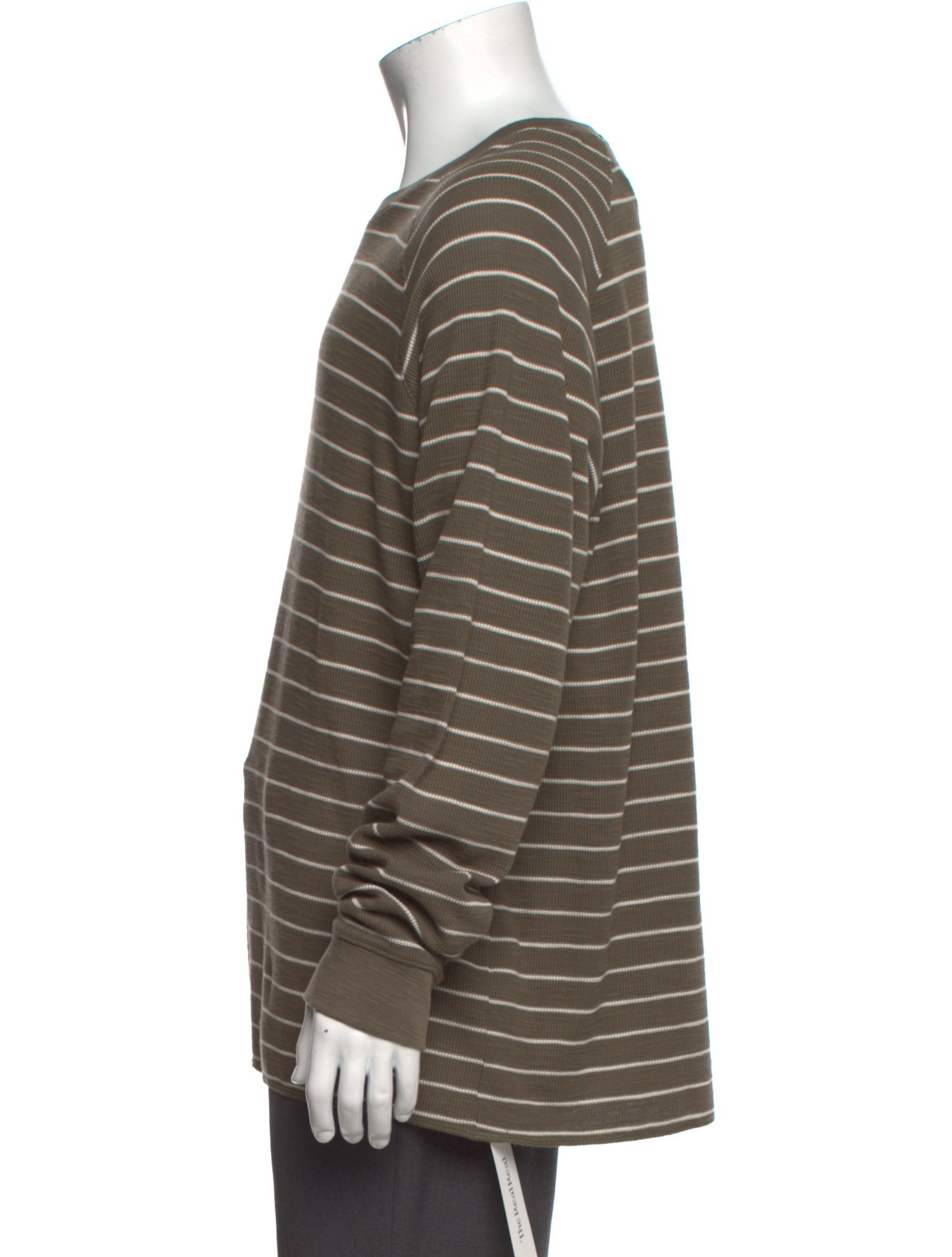 Vince Striped Crew Neck Pullover