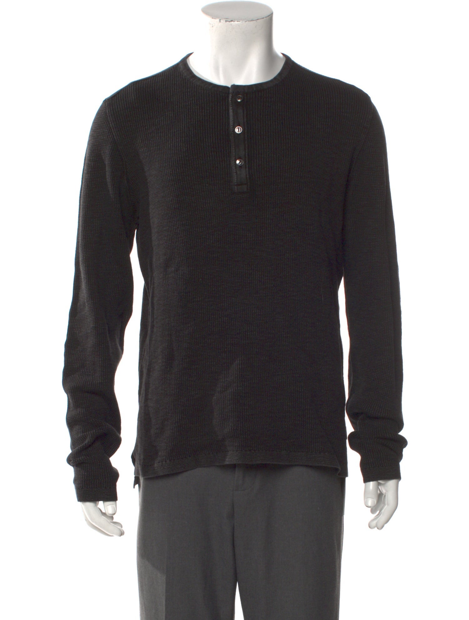 Vince Crew Neck Long Sleeve Polo Sweater