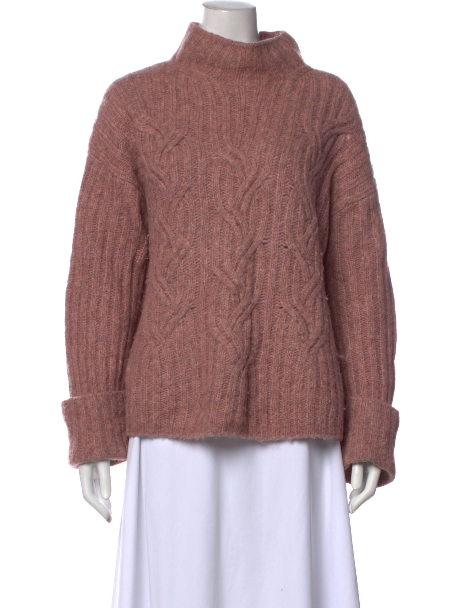 Vince Alpaca Mock Neck Sweater