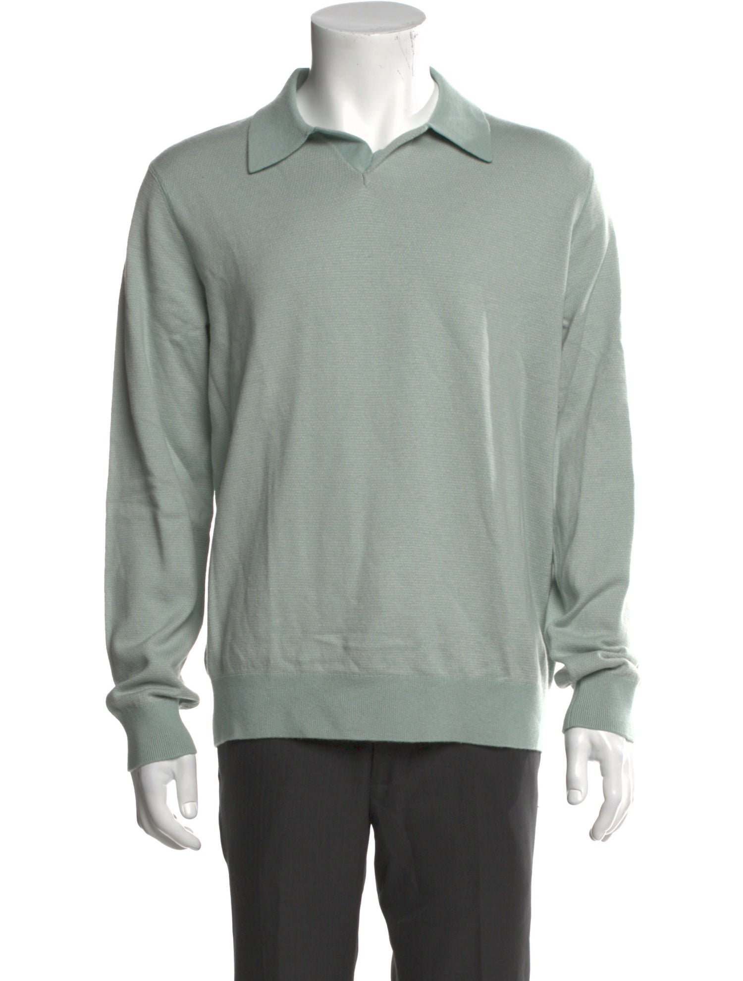 Vince Collar Long Sleeve Polo Sweater w/ Tags