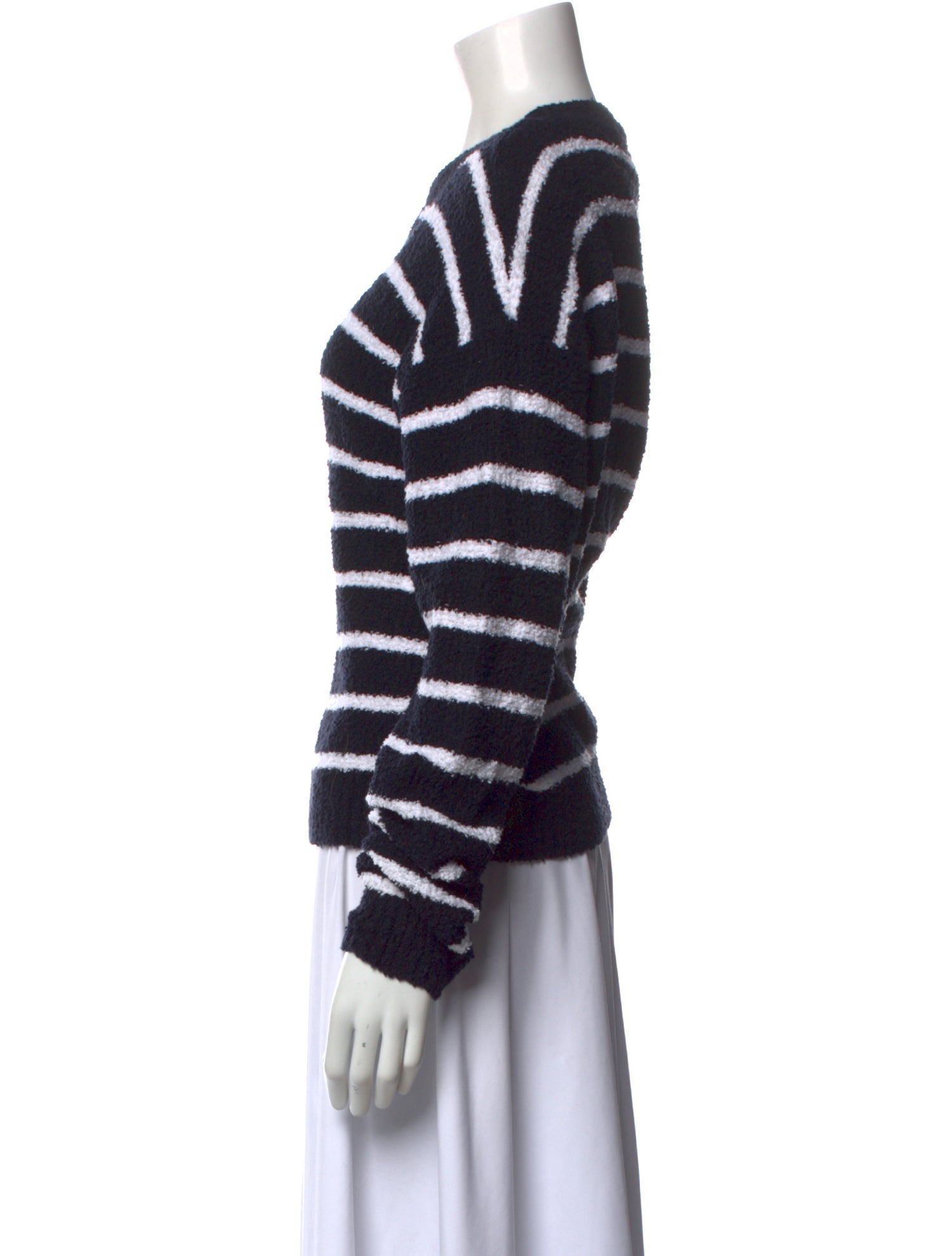 Vince Striped Crew Neck Sweater